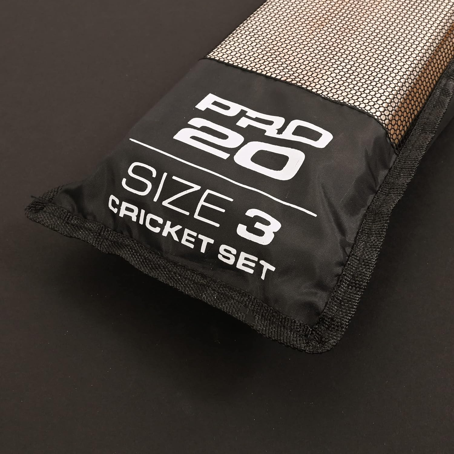 Size 3 Cricket Set in Mesh Carry Bag "M.Y"