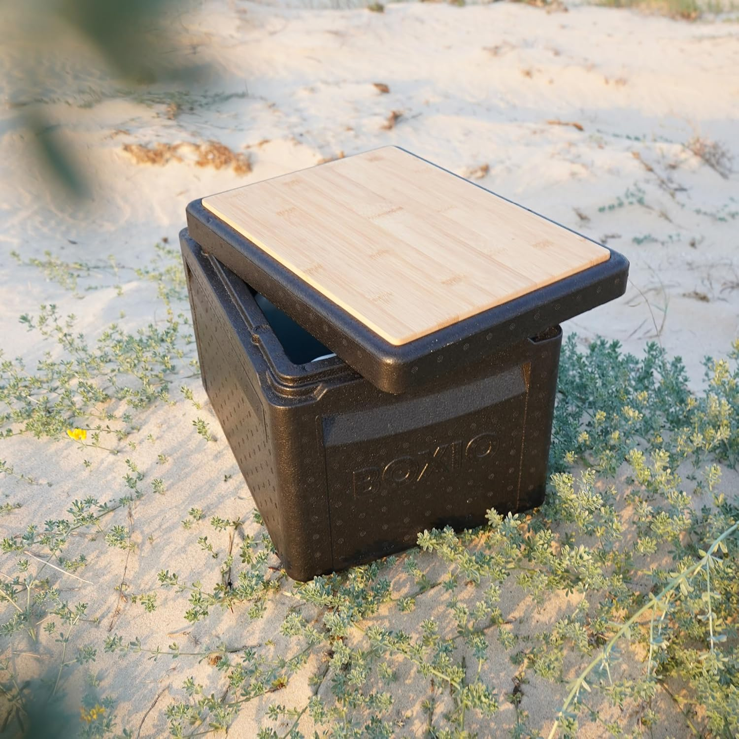 BOXIO - Board: Premium Bamboo Chopping Board, 36 X 26 Cm Fits Perfect as a Wooden Lid for Wash & Toilet - Large Kitchen Board, Wooden Chopping Board, Wooden Board, Kitchen, Bamboo Breakfast Board image number 4