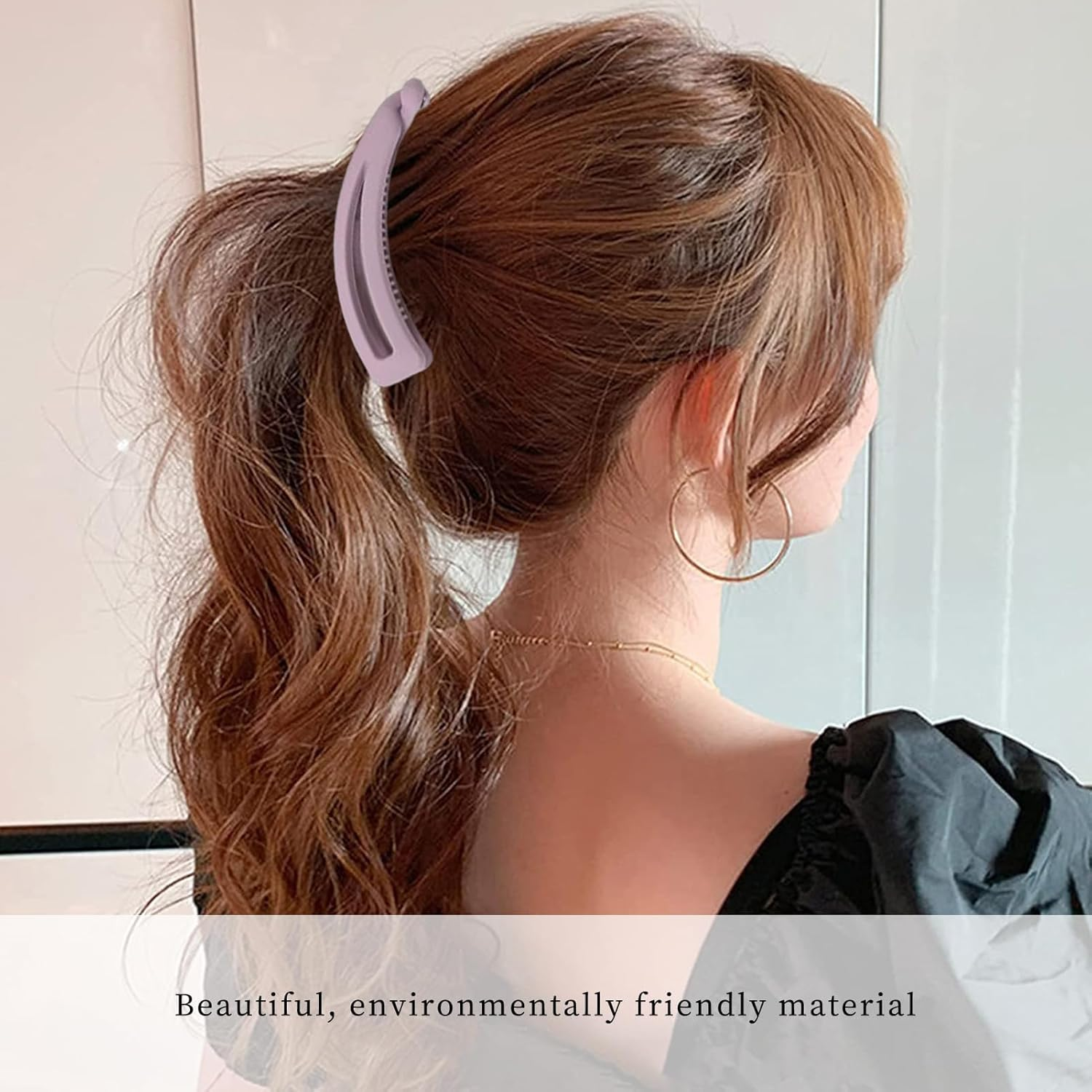 Pack of 5 Banana Clip Hair, Banana Clip Thick Hair, Banana Clip Thin Hair, Retro Banana Hair Clip, Non-Slip Banana Clip, Suitable for Women and Girls image number 2