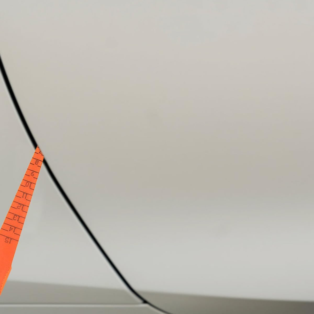 Cabilock 2Pcs Automotive Door Panel Gap Alignment Gauge Plastic Snake Ruler Measuring Tools Taper and Scale Gauge for Vehicle Body Gap Adjustment and Hinge Alignment