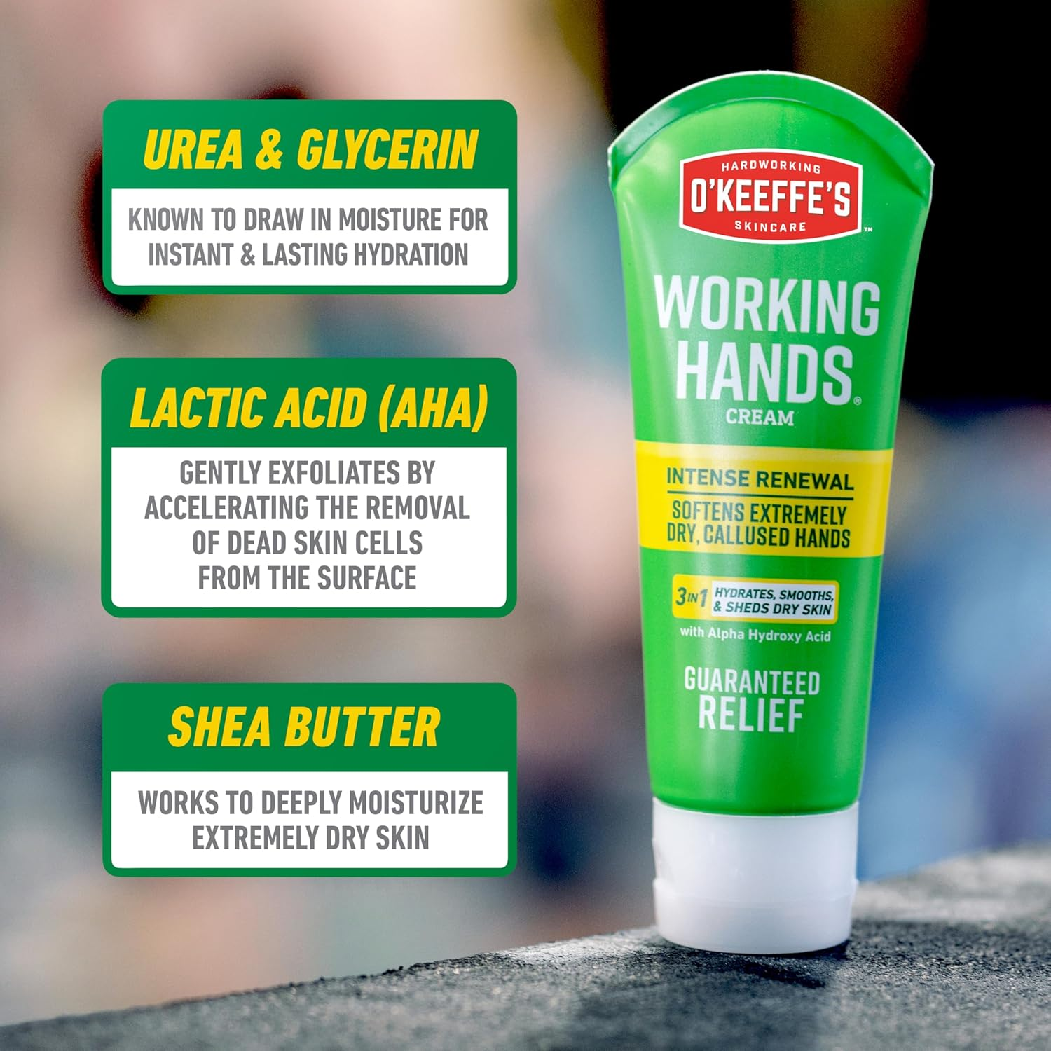 O'Keeffe'S Working Hands Intense Renewal Hand Cream, 3 Oz Tube (Pack of 2) - Softens and Smooths Extremely Callused, Dry Hands image number 6
