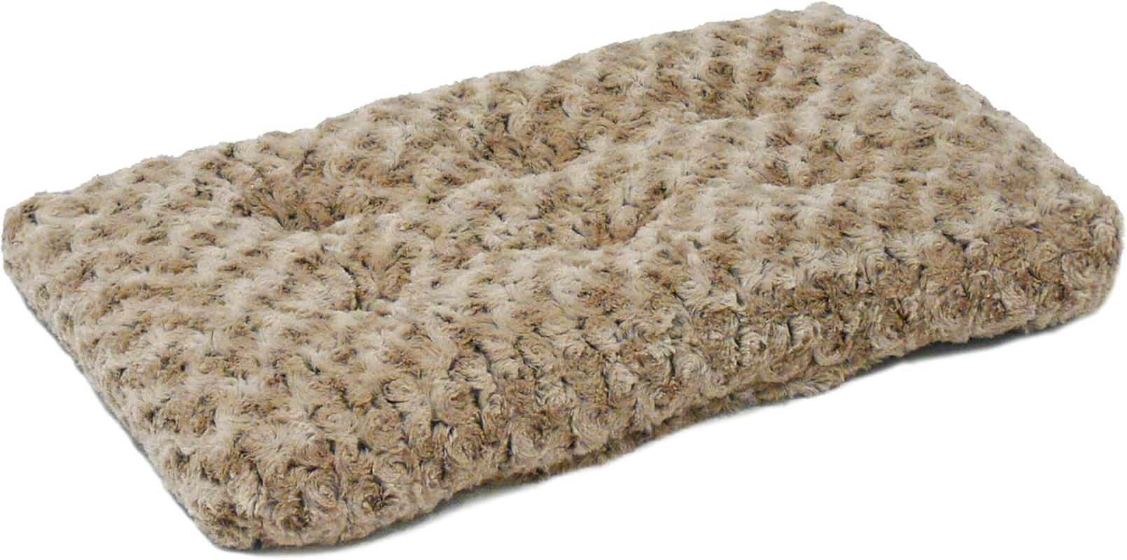 Midwest Homes for Pets Plush Ombr&eacute; Swirl Dog & Cat Bed | Mocha 23L X 18W X 1.75H -Inches for Small Breeds, 24-Inch, Model:40624-Stb