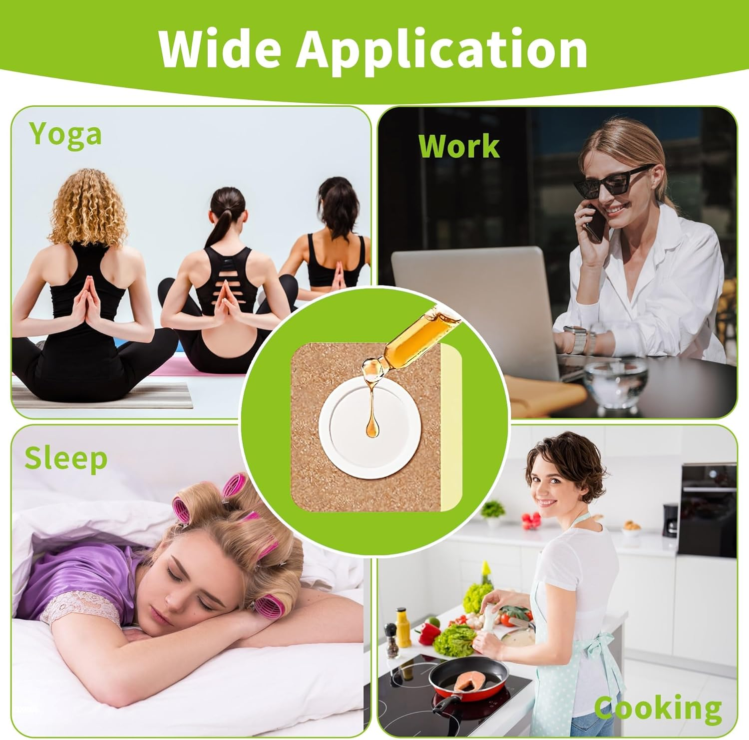 50Pcs Castor Oil Pack Wrap Patches for Belly Button, Cotton Self-Adhesive Castor Oil Wrap Patch, Highly Absorbent Anti-Leakage, Portable,Easy Use