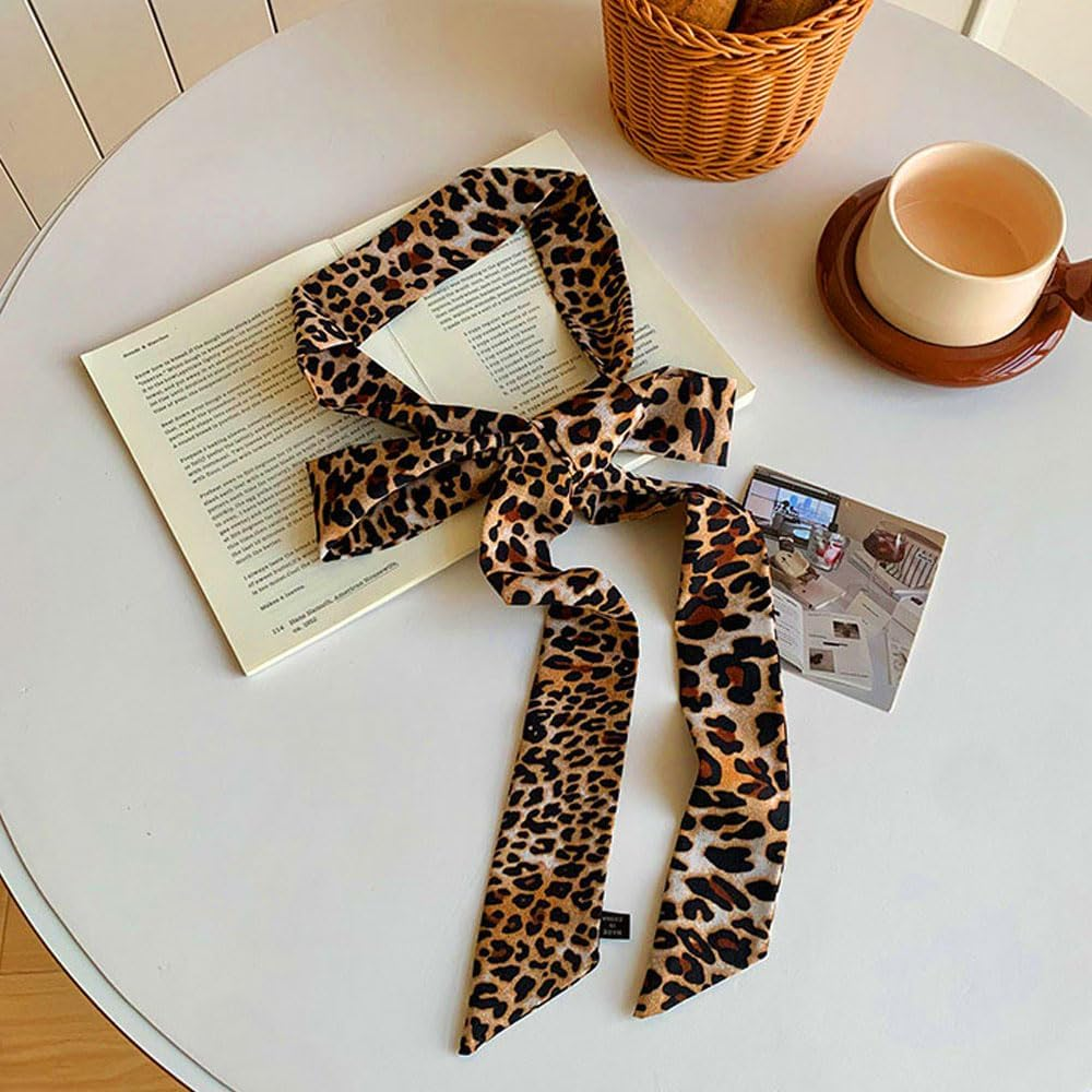 Long Thin Skinny Scarf Satin Neckerchief Ribbon Tie Waist Belt for Women