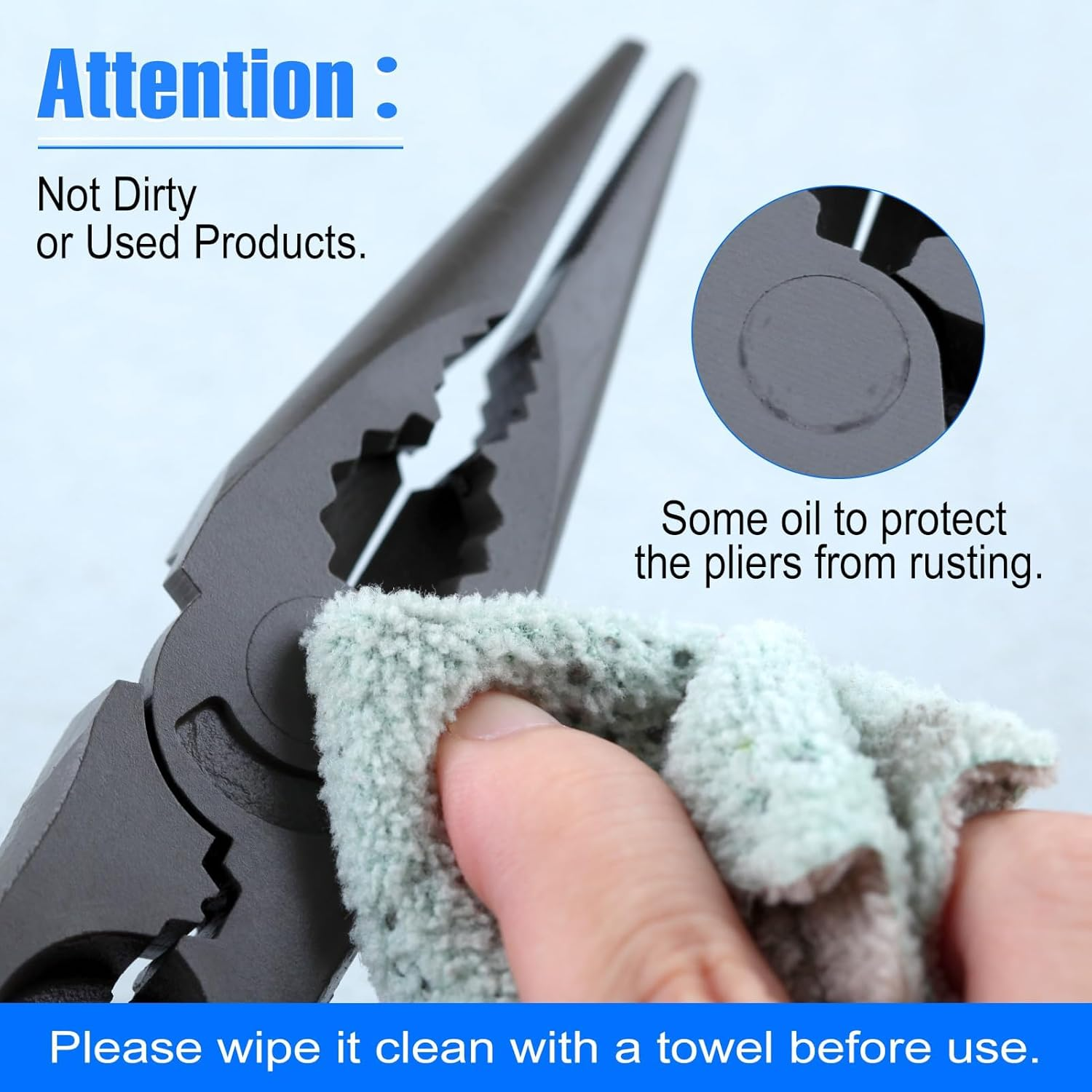 SPEEDWOX 9" Long Needle Nose Pliers with Wire Stripper Crimper Wire Cutters Side Cutters Diagonal Cutters Combination Pliers High-Leverage Plier for Bending Crimping Stripping Twisting Cutting Wires