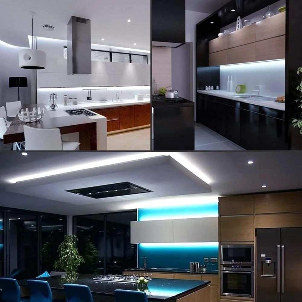 Vrabocry USB LED Strip DC 5 V SMD 3528 Natural White 5 M / 16.4 Ft 300 Leds LED Strip with USB Cable TV Desktop Laptop Backlight Kitchen Lighting Rope Lighting Not Waterproof image number 3