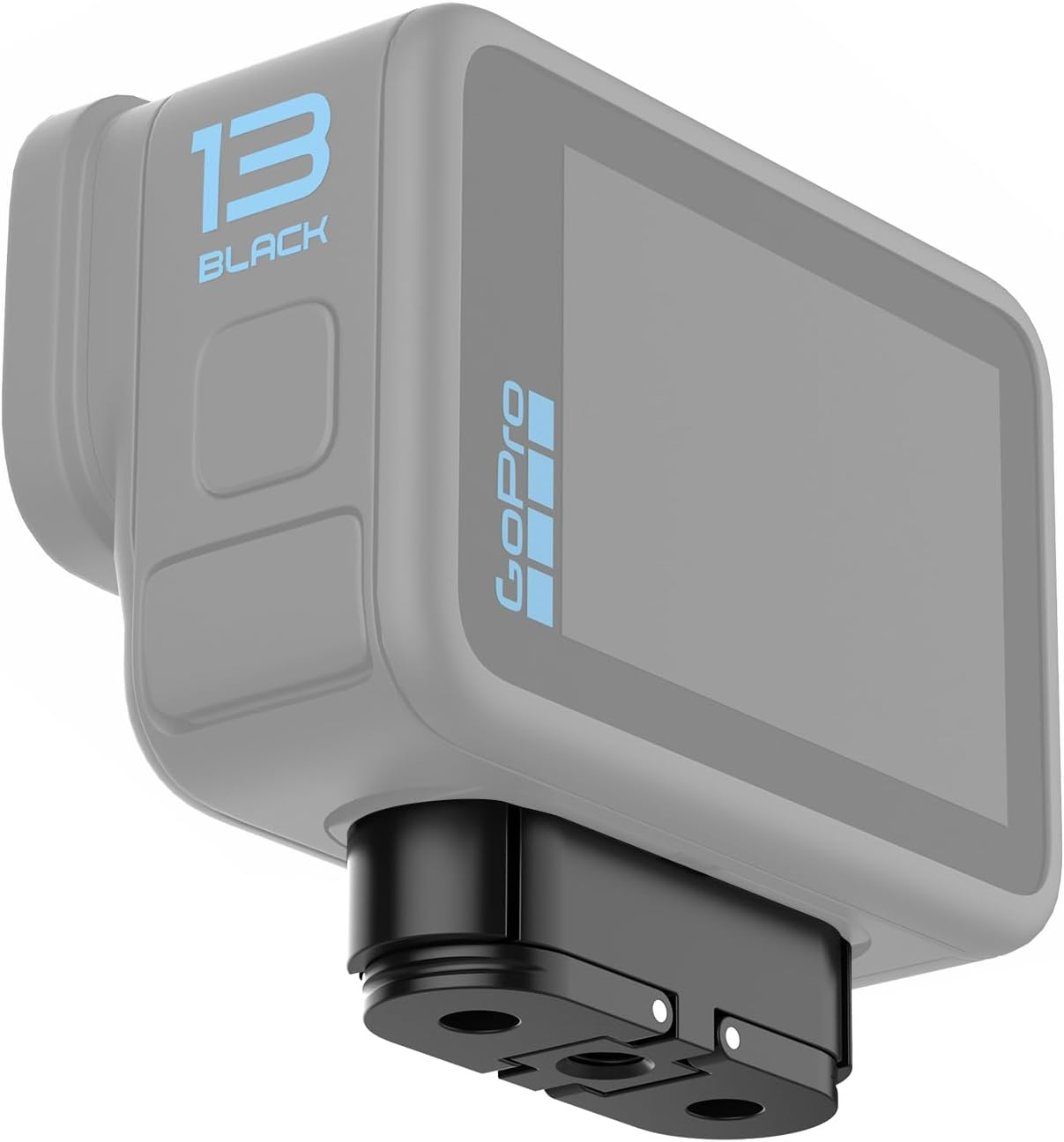 HSU Quick Release Mount for Go Pro Hero 13 Black, Magnetic Latch Tripod Mount Adapter Accessories, Camera Metal Base for Hero 13 image number 3