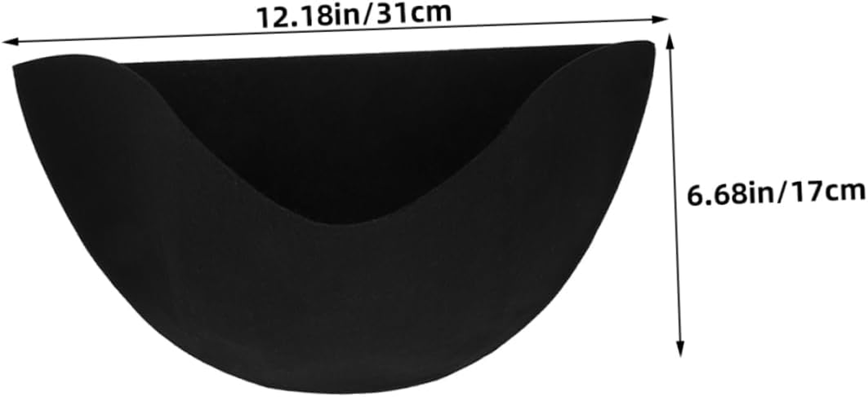 3Pcs Hanging Basket Liners Half Planter Inserts for Gardening Nonwoven Material for Visual Appeal and Easy Replacement for Vibrant Plant Displays image number 2