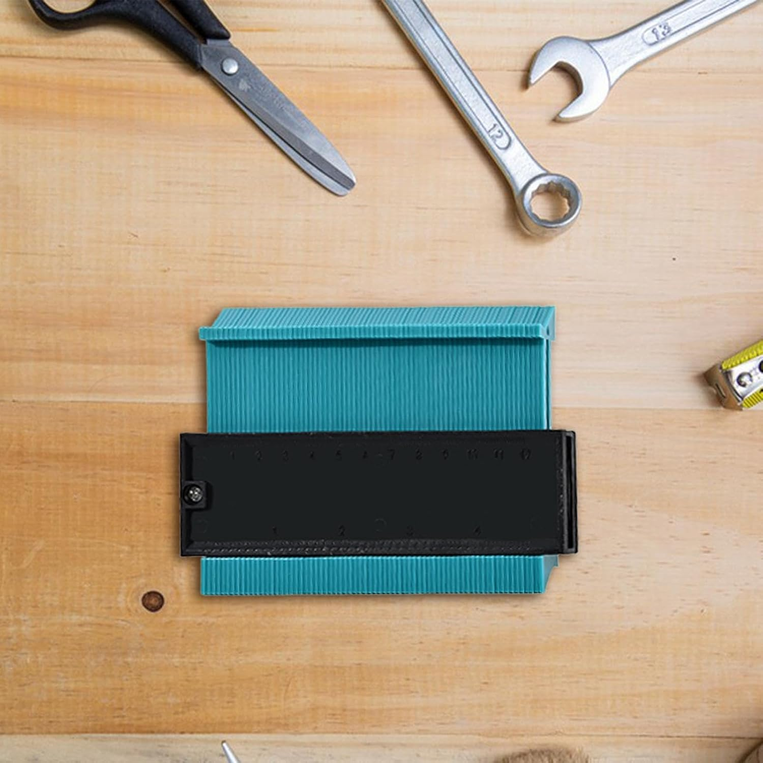 Contour Ruler Tool | Contour Gauge Profile Tool Multifunctional Outline Duplicator | Carpenter Tools Reusable Woodworking Hand Tools for Woodworking Flooring image number 4