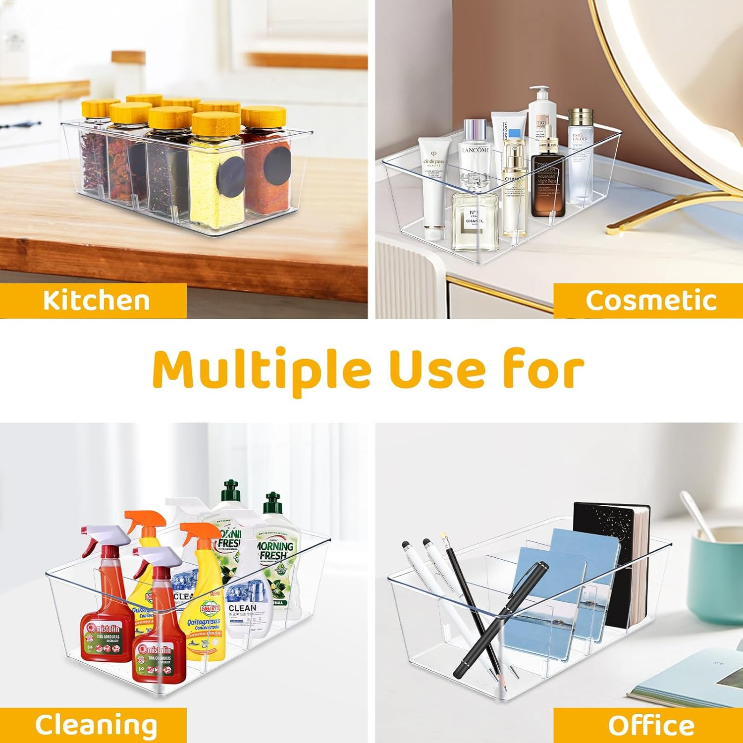 Gominimo - Pantry Organizer, Snack Organizer, Pantry Organization, Pantry Organizers and Storage, Snack Organizer Pantry, the Home Edit Storage Containers, Snack Holder, Chip Organizer Pantry image number 2