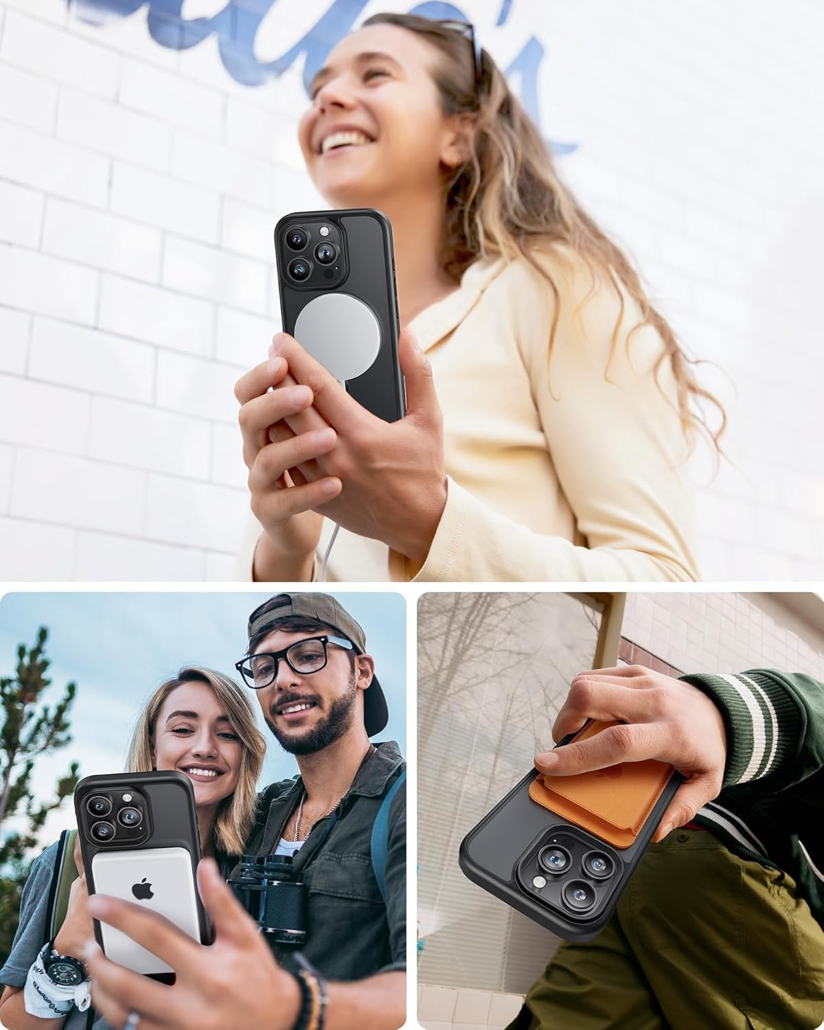 NIMASO for Iphone 16 Pro Max Case,Compatible with Magsafe,Shockproof Military-Grade Protection Cover, Slim Anti-Scratch Magnetic Phone Case for Iphone 16 Pro Max (6.9 Inch) image number 1