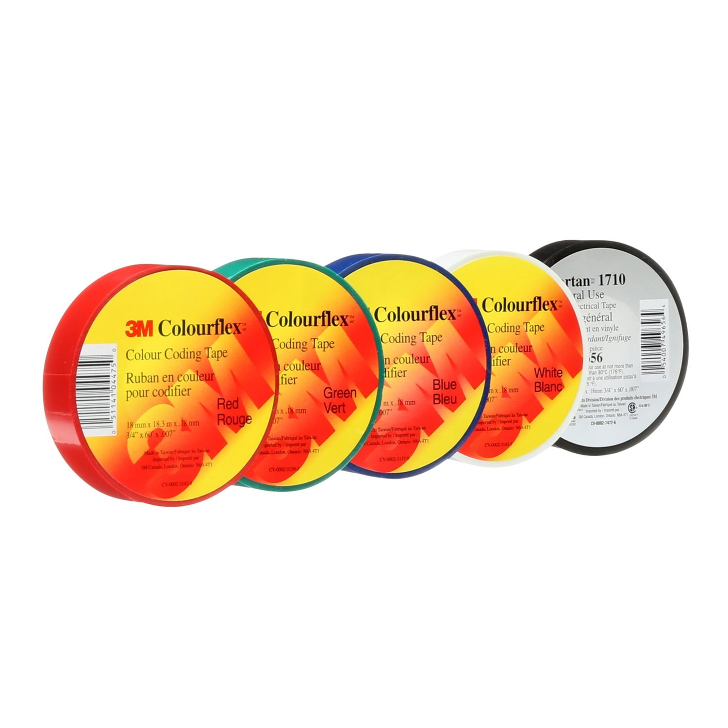 3M Tartan Electrical Tape Yellow 18Mm X 18M