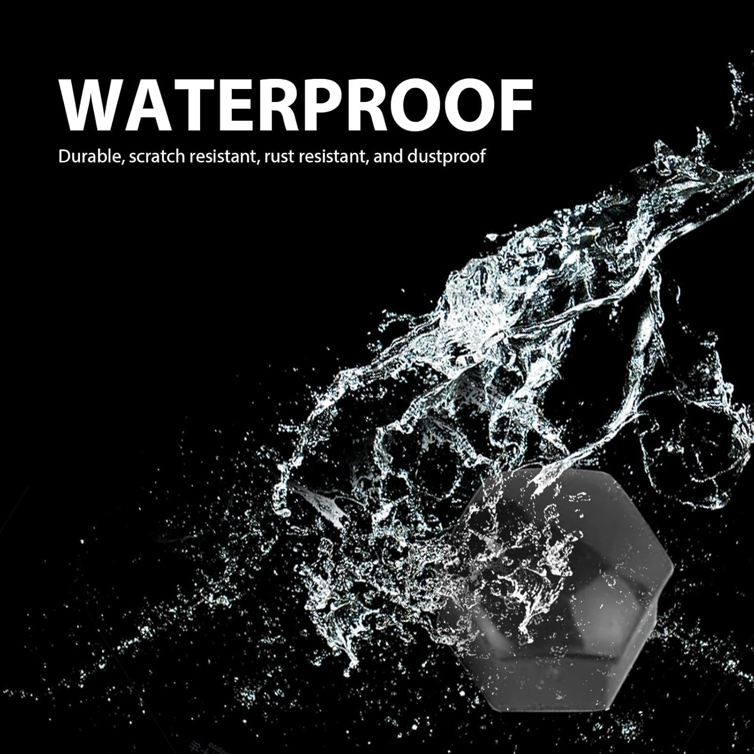 21 PCS Car Hub Protective Cap, 0.75"/19Mm Plastic Nylon Anti-Rust Dustproof Tire Screw Cap with Extraction Clip, Anti-Theft Bolt Lug Nut Cover, Universal Decoration Accessories for Cars (Black) - Red image number 3