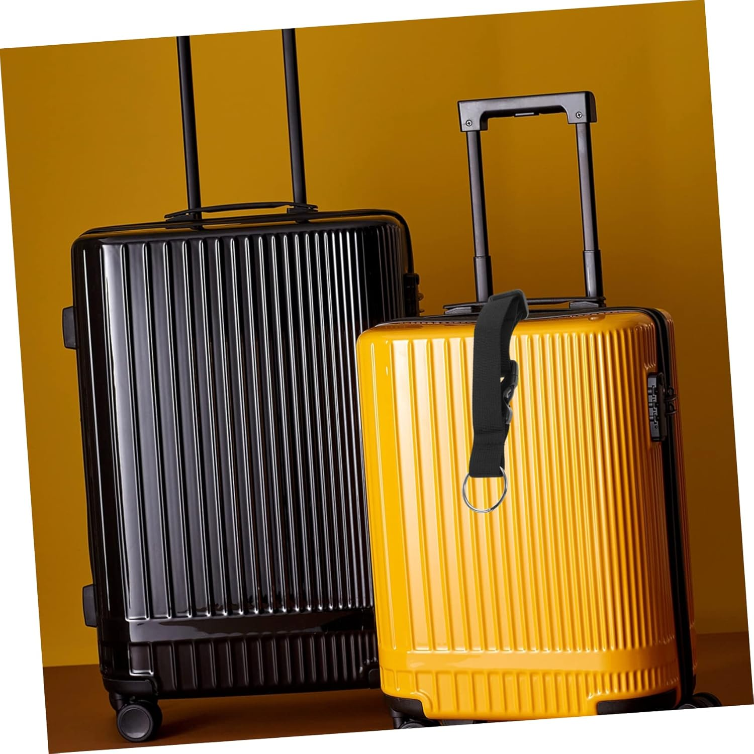 CORHAD 2Pcs Luggage Straps Buckle Adjustable Luggage Belts for Travel Suitcase Straps Convenient Travel Accessories for Outdoor Hiking Gear image number 3