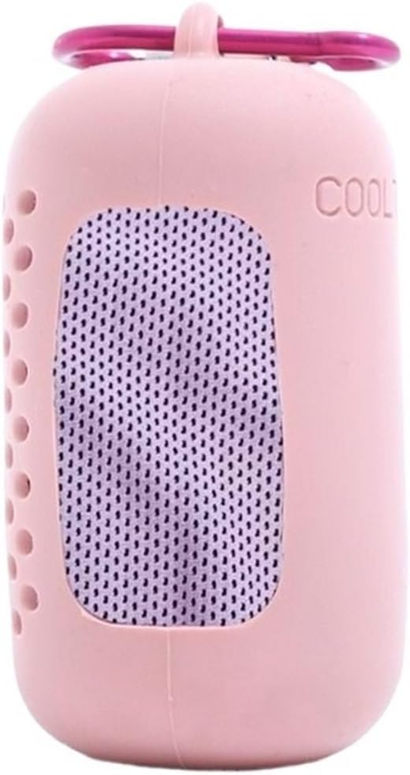 Gym Towel Outdoor Microfiber Quick Drying Sports Cooling Ice Towel Cold Sports Towel Fitness Cool Towel Camping (Pink)