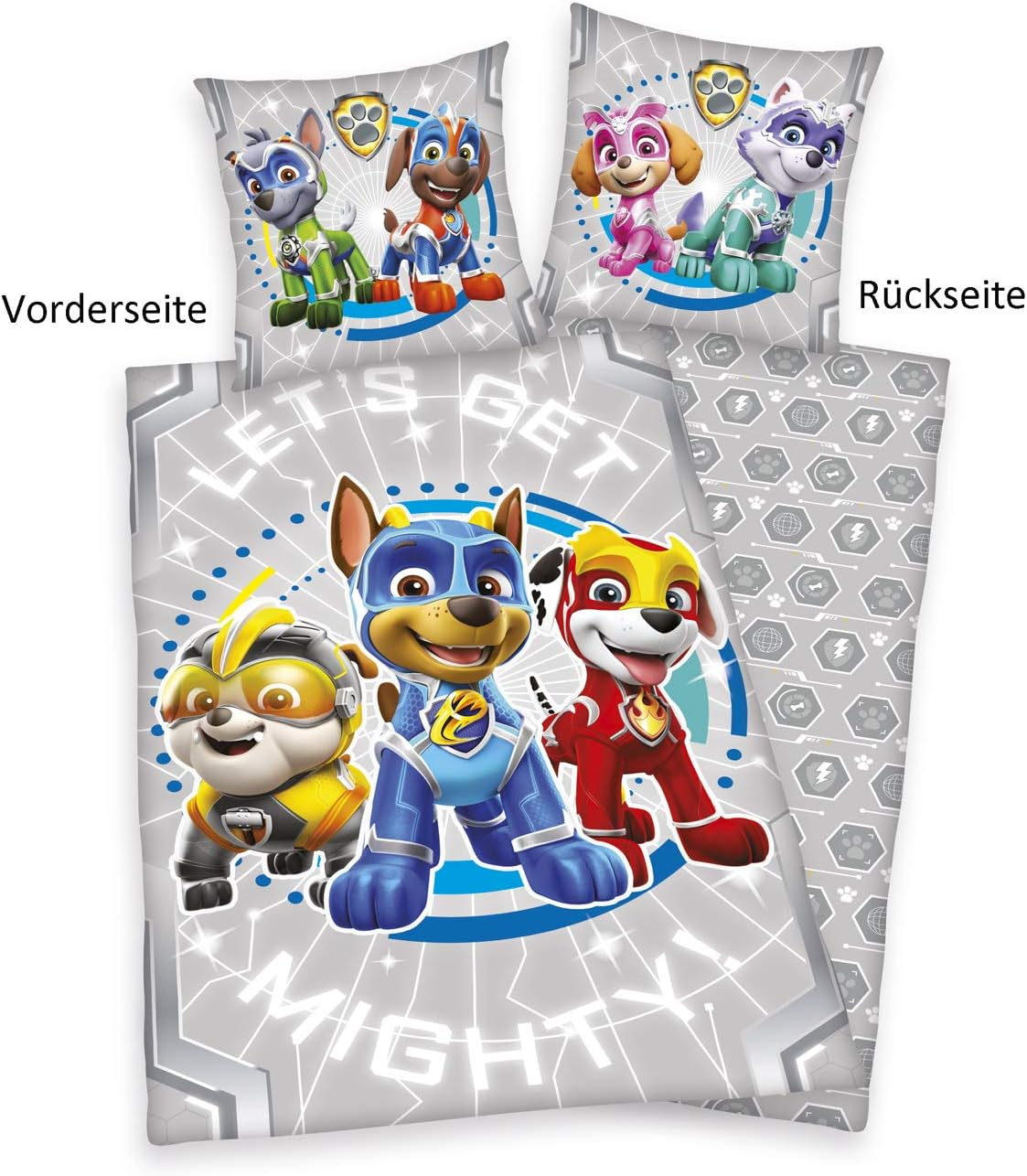 Herding Bedding Set, Cotton, Grey, 80 X 80 Cm, 135 X 200 Cm image number 5