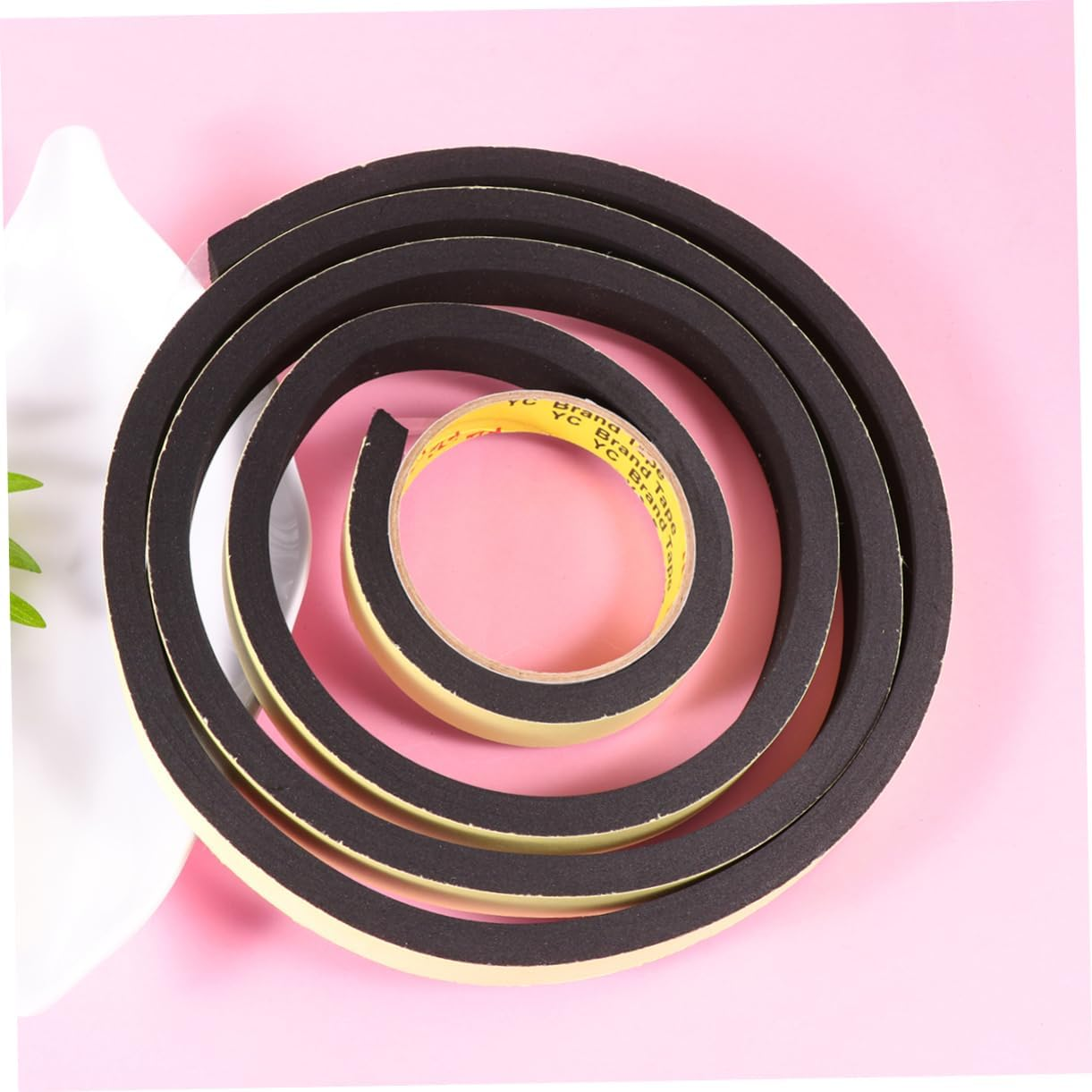 5Pcs Eva Sponge Tape Adhesive Sealing Strip Crash Tape for Indoor Outdoor Use Weatherproof Protection for Doors Trunks image number 2