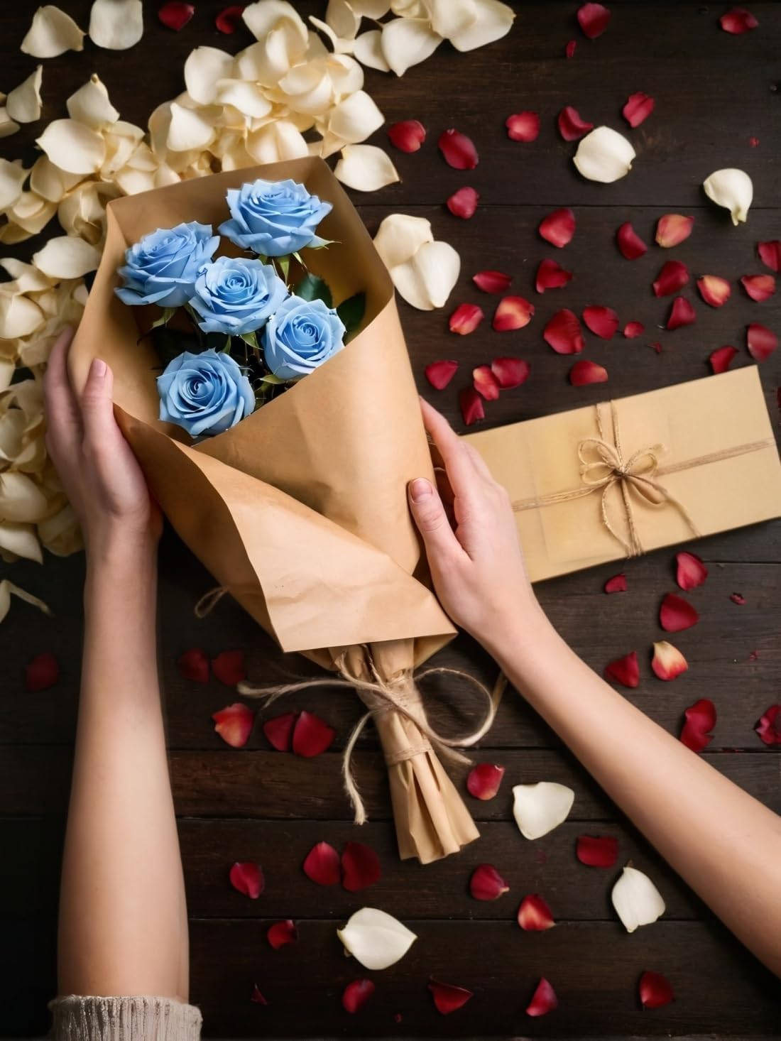 2PCS Brown Kraft Craft Paper Rolls - Each Size 11.8" X 1181.1" (30Cm X 30M) - Ideal for Packaging, Shipping, Wrapping, Crafts, and More image number 3