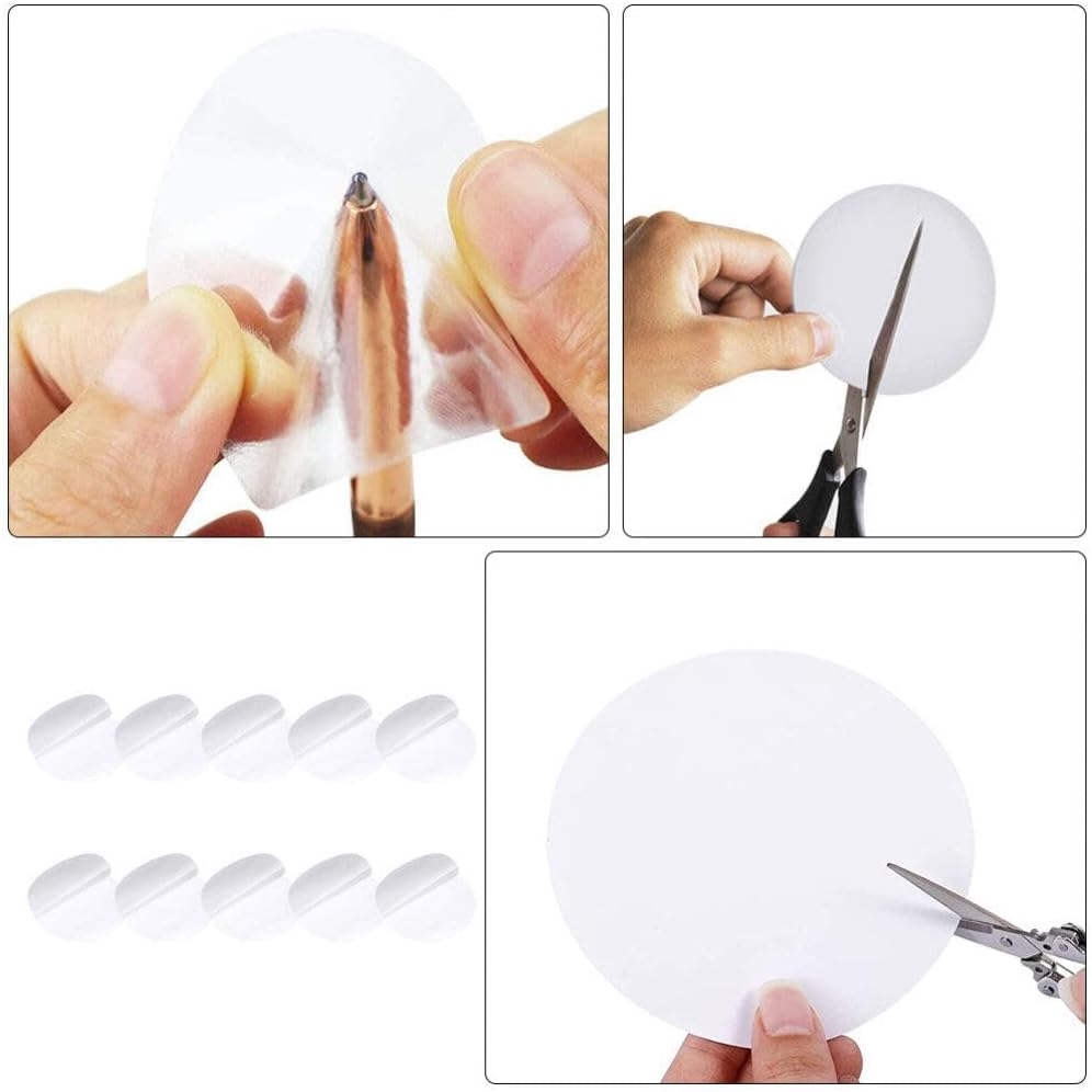 Outanaya 10 Pcs Inflatable Repair Patch Kit Self Adhesive Leakproof Stickers for Air Mattresses Inflatable Toys Pools and Boats Gorilla Patch Seal for Quick Repairs