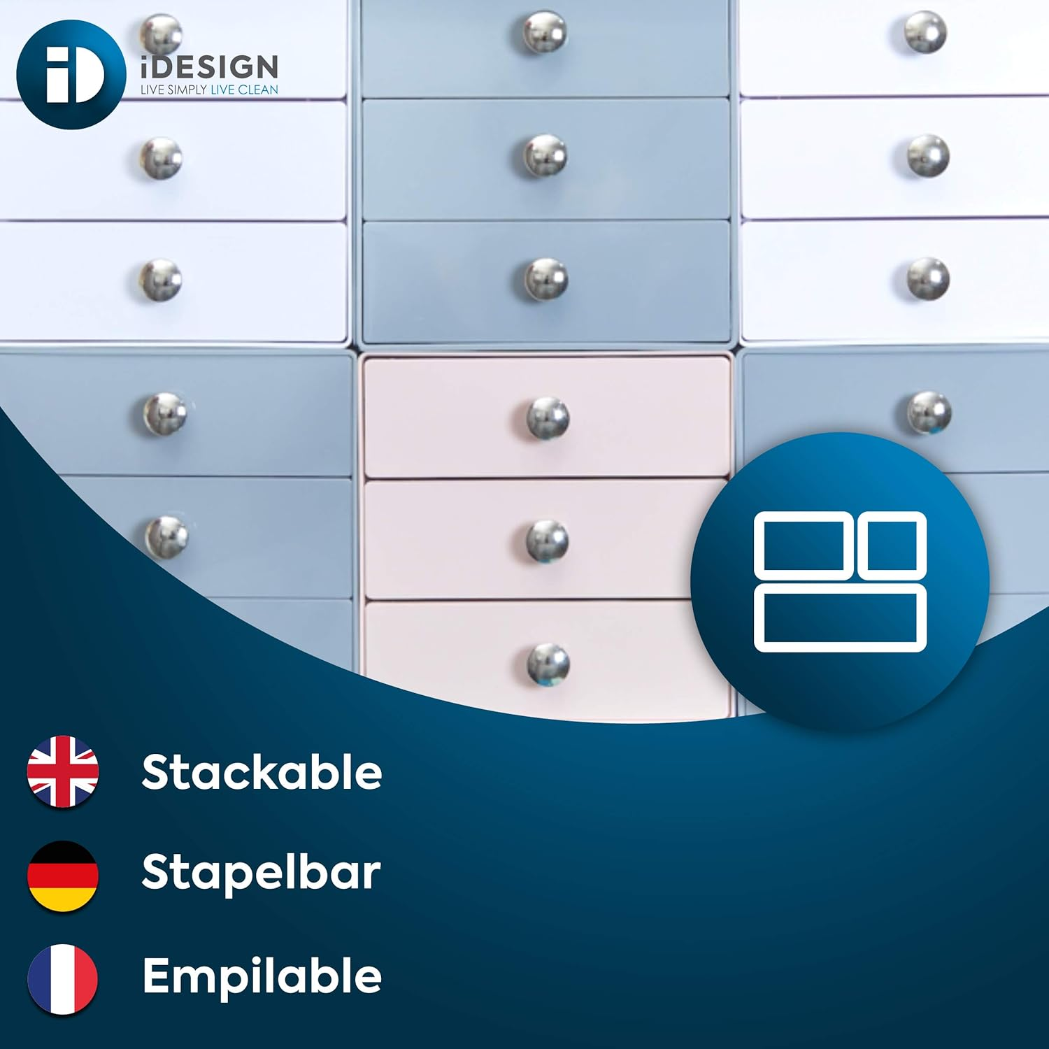 Interdesign35314Esdrawerscosmetic Organizer,