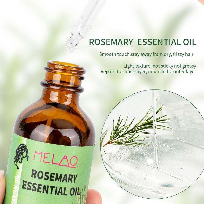 Rosemary & Mint Hair Oil, Split Ends & Dry Scalp Treatment - Made with Biotin & Essential Oils for Strengthening, Soothing, Moisturizing & Encouraging Longer, Healthier Hair image number 3