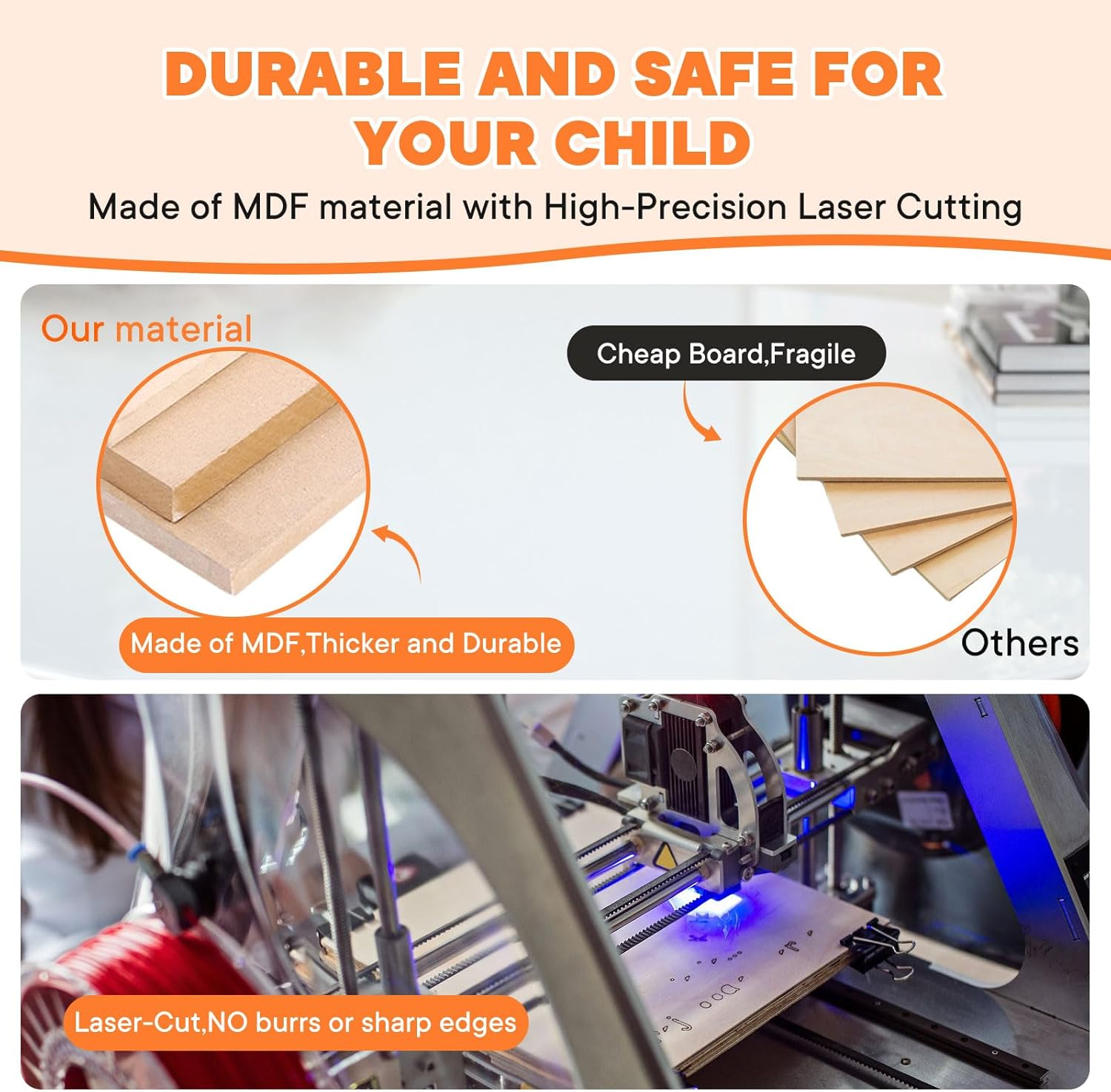 Solar Powered Wooden Puzzles,Rotating Satellite,Diy Assembly 3D Construction Toy,Stem Educational Science Craft Model Kit,Craft for Kids,Handmade Wood House for Children Ages 8-12 image number 4