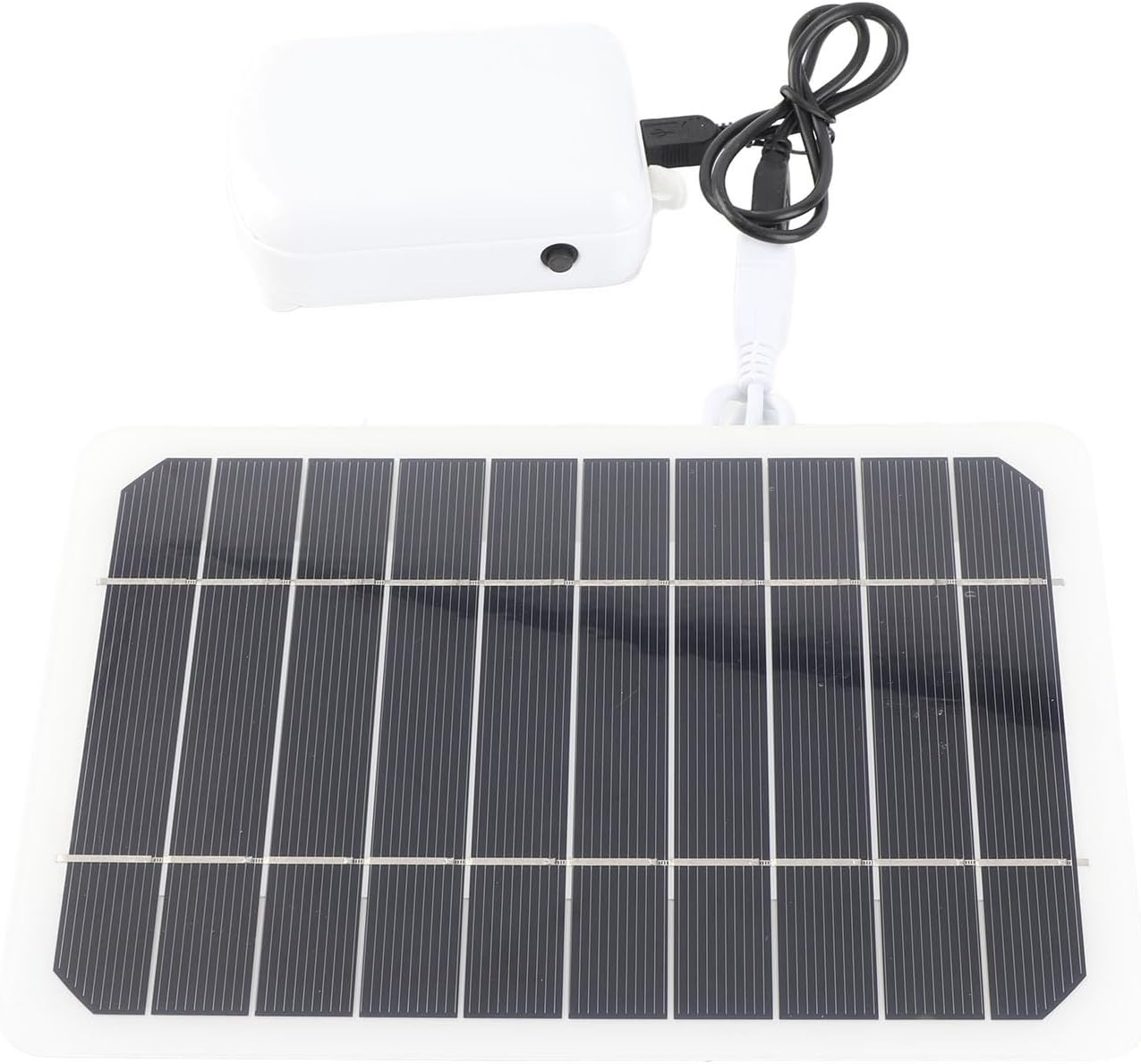 CHICIRIS Solar Pond Oxygenator Solar Aerator Ponds Aquarium Hydroponics with 2000Mah Battery for Garden Fish Tank Outdoor Pool Steady Oxygen Supply Powered Ultra image number 2