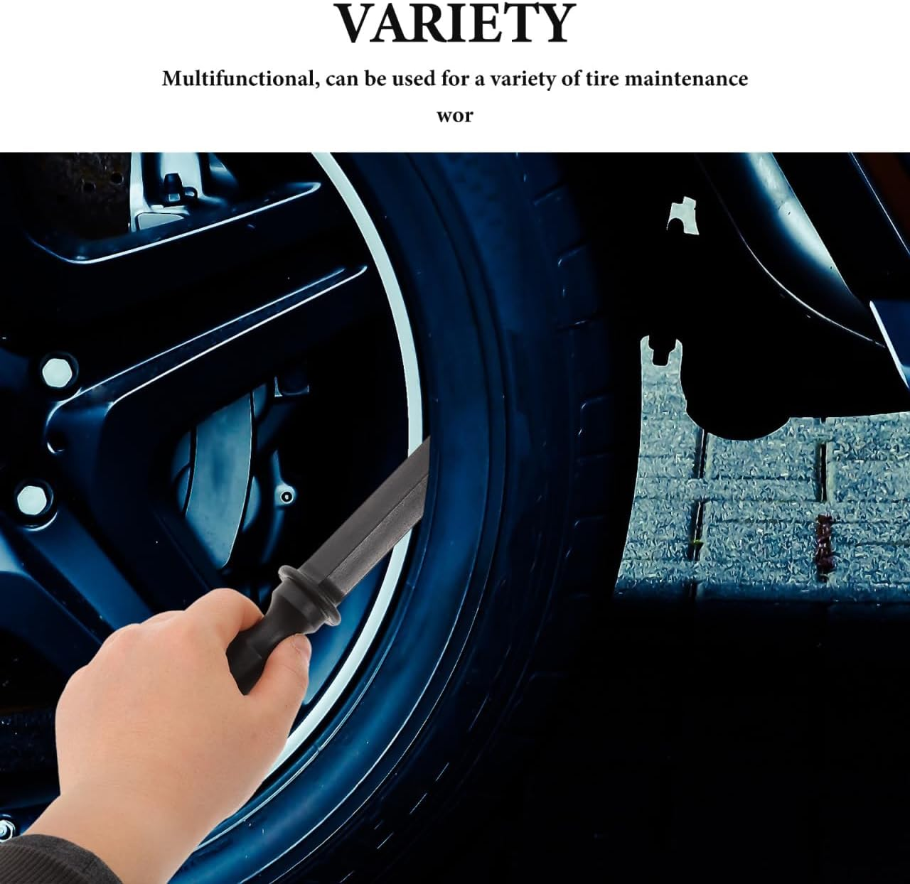 Mobestech Pack of 2 Car Tyre Shovel Wheel Weights Balancing Remover Rim Removal Tool Tyre Pliers Tool Tyre Repair Tools Weights Balancing Tool image number 4