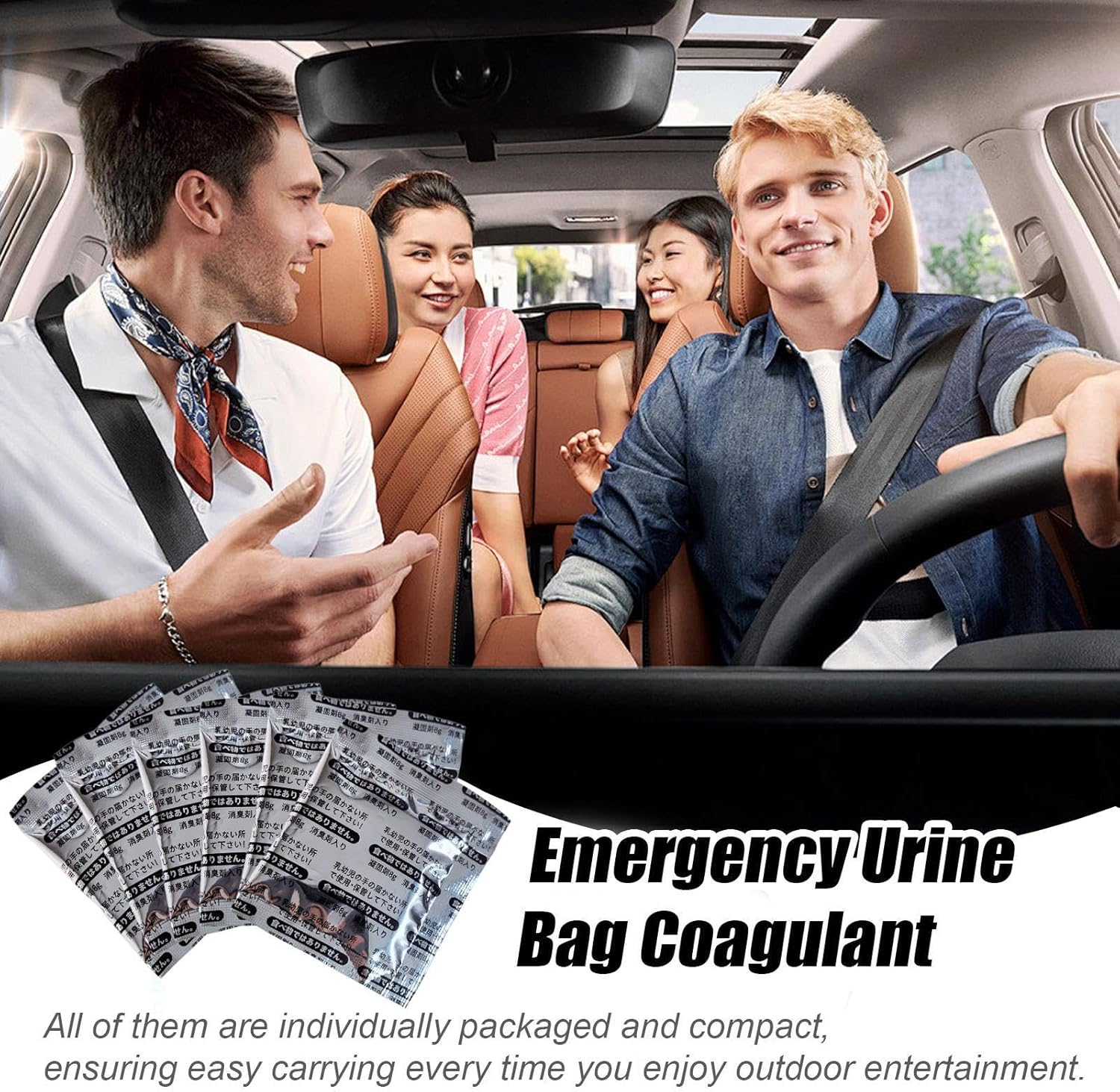 Fast_Absorbing Camping Toilet Gel - Rapid Coagulation Sanitation Solution | Friendly Hygiene Waste Solidifier, Safe Portable Toilet Gel for Outdoor Camping, Hiking, Travel,