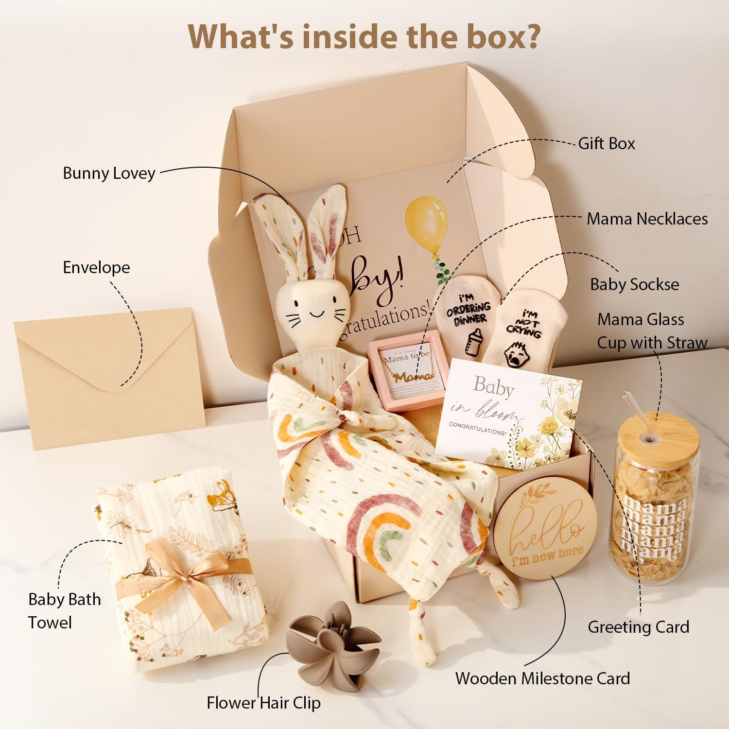 New Mom Gifts for Women, Pregnancy Gifts for New Parents Expecting Mom image number 1