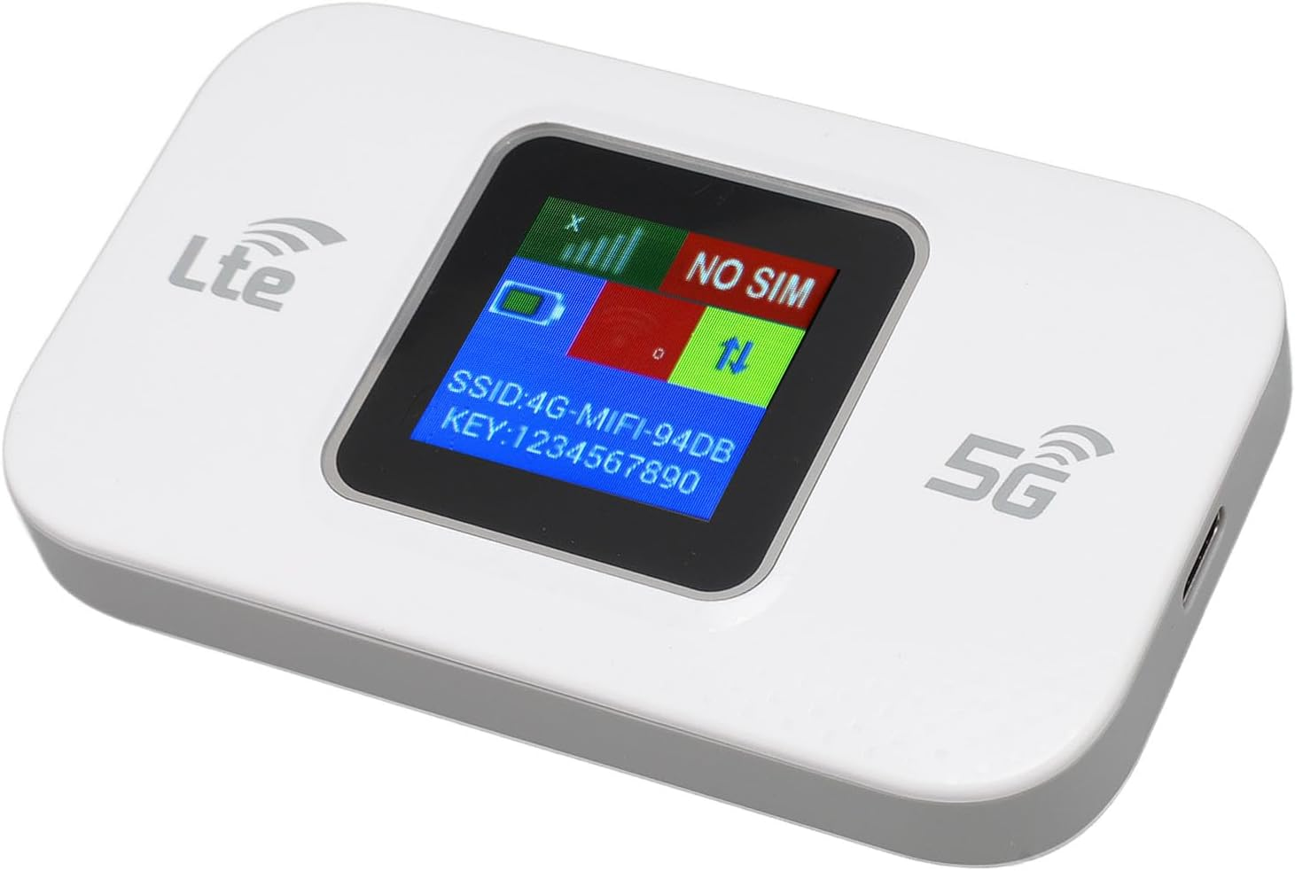 4G LTE Pocket Wifi,4G Router with Sim Card Slot,300Mbps High Speed,4G Mobile Wifi Router for Mobile Phone Laptop Tablet image number 6