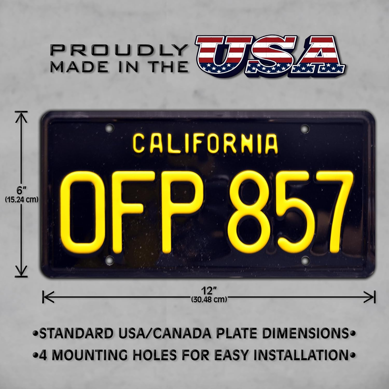 Herbie the Love Bug | OFP 857 | Metal Stamped License Plate image number 4