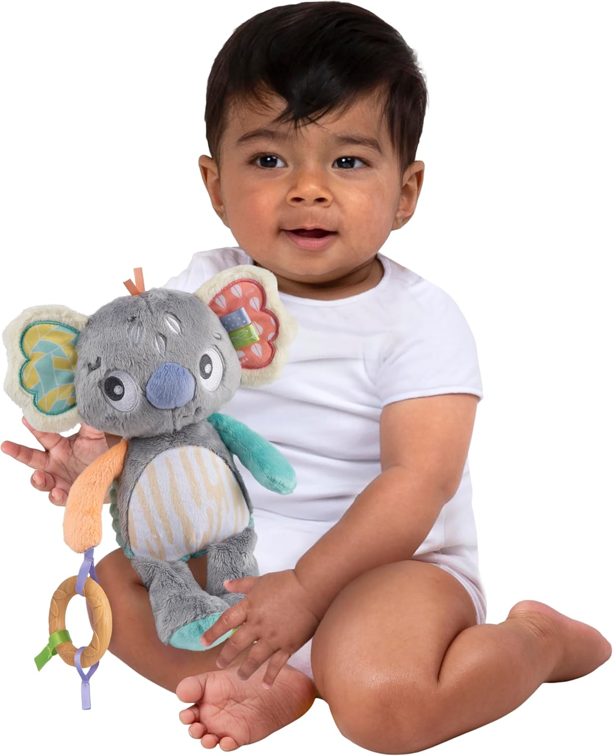 Playgro Fauna Friends Cuddly Koala, Large Plush Toy, Teether, Soft Plush Materials for Baby to Cuddle image number 5