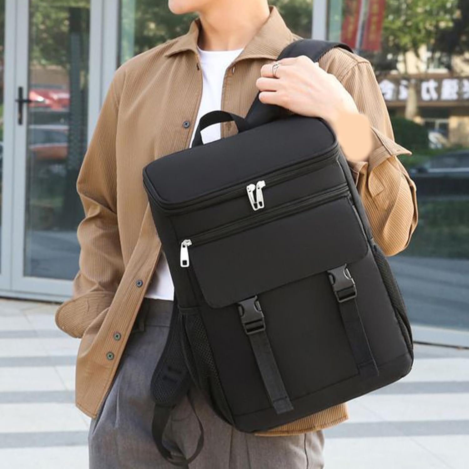 Cooling Bag | Insulated Cool Bag, Thermal Leak Proof Cooling Pack for Hiking, BBQ, Camping, Daily Sports, Fishing, Cycling, Commuting to Work image number 3