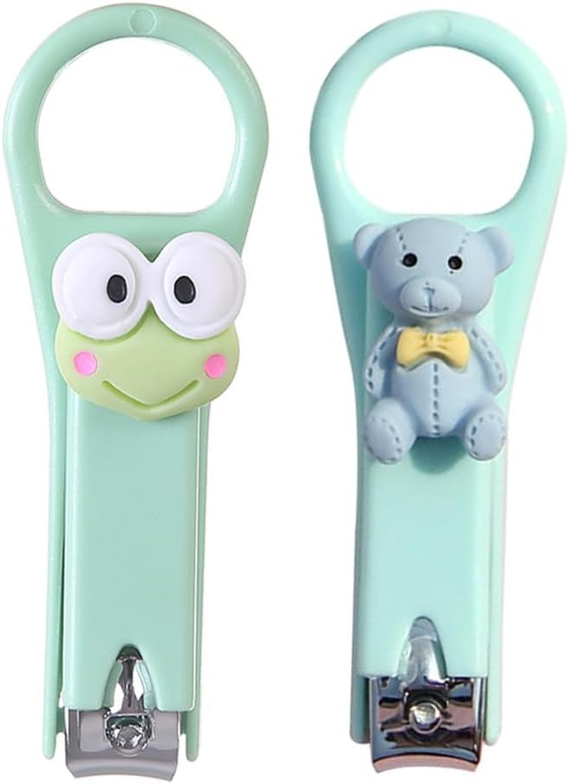 BIRLOZA Set of 2 Nail Clippers Straight Nail Clippers for Fingernails, Nail Clippers Sharp, Nail Cutter for Women, Girls and Children image number 5