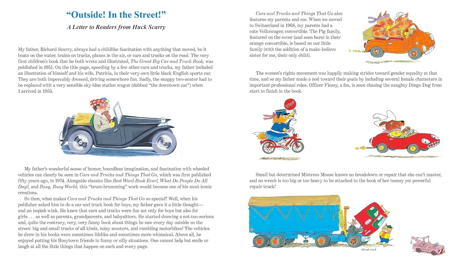 Richard Scarry'S Cars and Trucks and Things That Go: 50Th Anniversary Edition image number 2