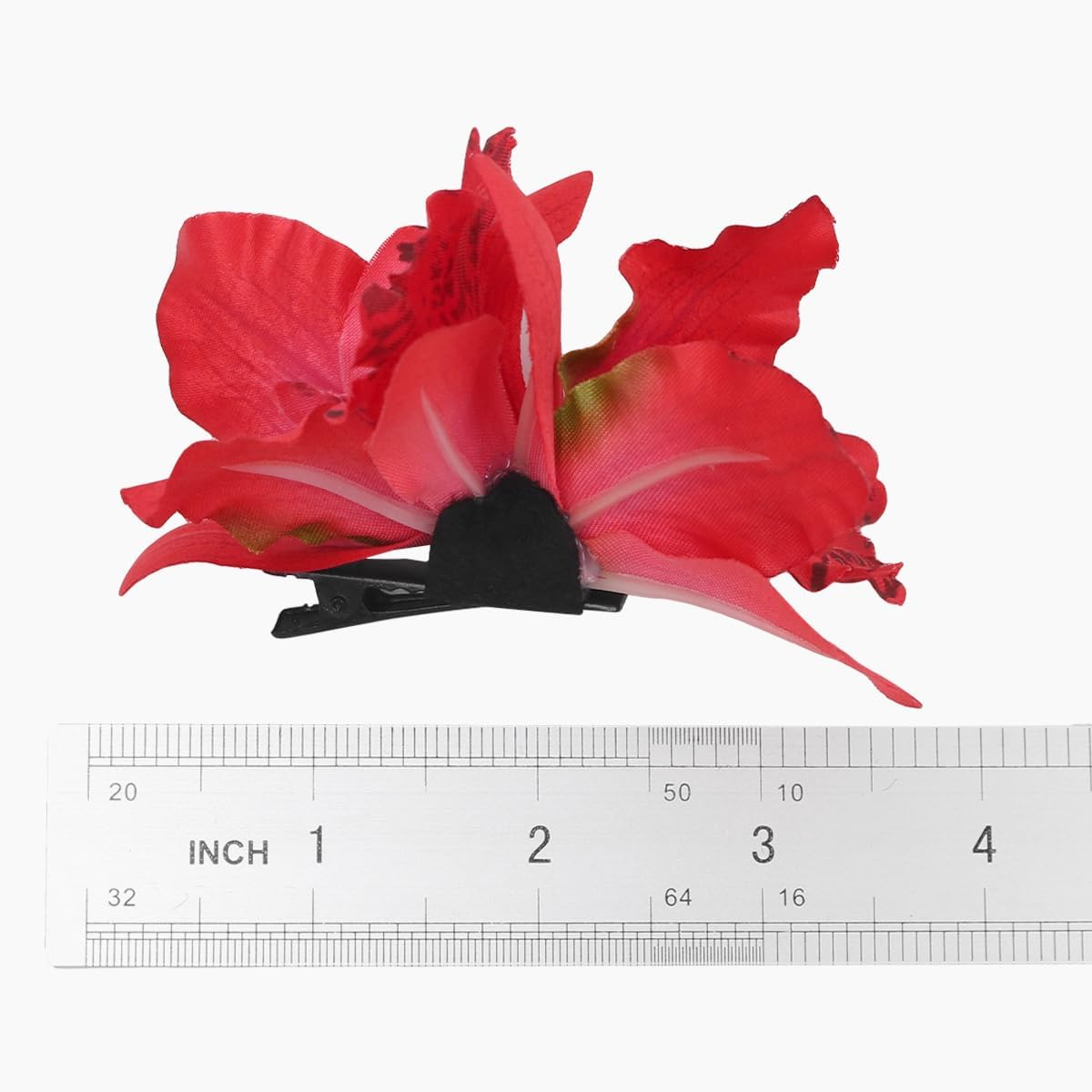 VOANZO 12 Pack Flower Hairpin Multicolor Double Orchid Flower Hair Clip Fancy Dress Accessory for Lady Women Girls Bridal Wedding Party Beach Hair Style Accessories image number 4