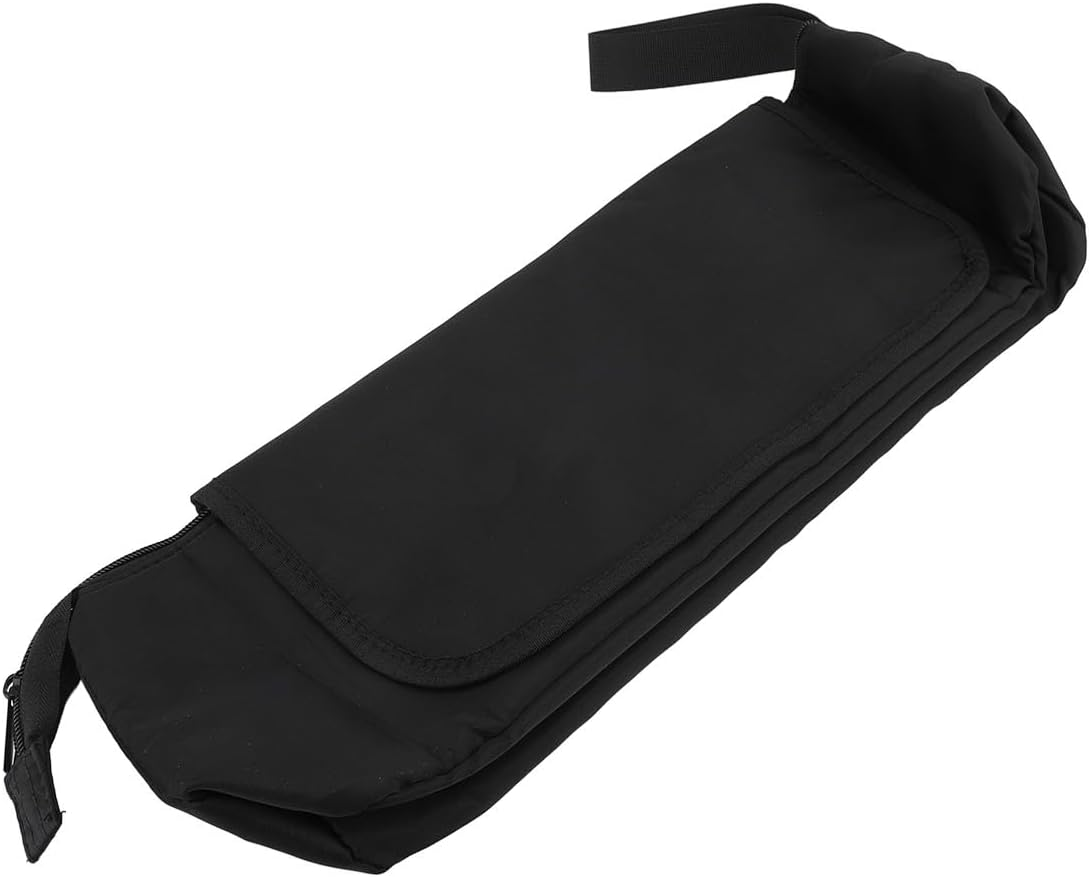 Large Hot Hair Tools Travel Bag Heat Resistant Curling Iron Hair Straightener 2 in 1 Hair Tools Storage Bag Travel Organizer for Travel (Black) image number 1