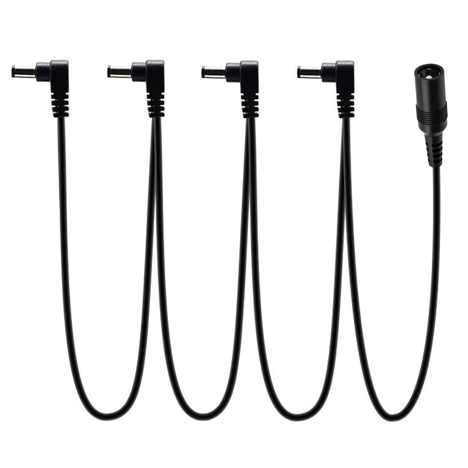 Security-01 Guitar Pedal Power Supply Splitter Cable,1 to 4 Way Daisy Chain Cables,4 Ways Guitar Effects Pedal Accessories Multi-Plug Power Cable image number 6
