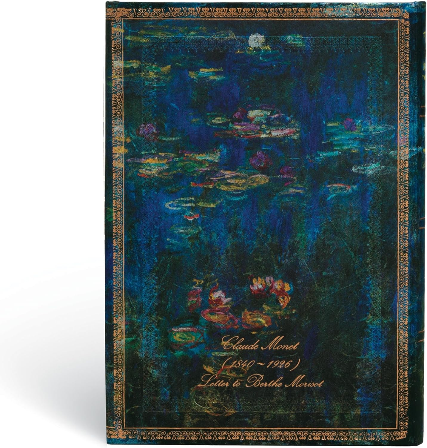 Monet, Water Lilies (Embellished Manuscripts Collection) Midi Lined Hardcover Journal image number 6