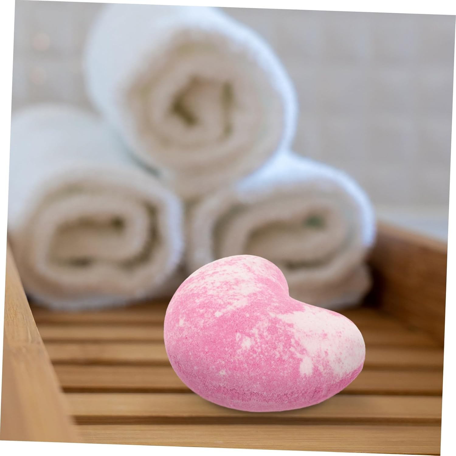 WRITWAA Heart-Shaped Bath Salt Bombs for Women Aromatherapy Shower Tablets for Mom Daughter Lover image number 2