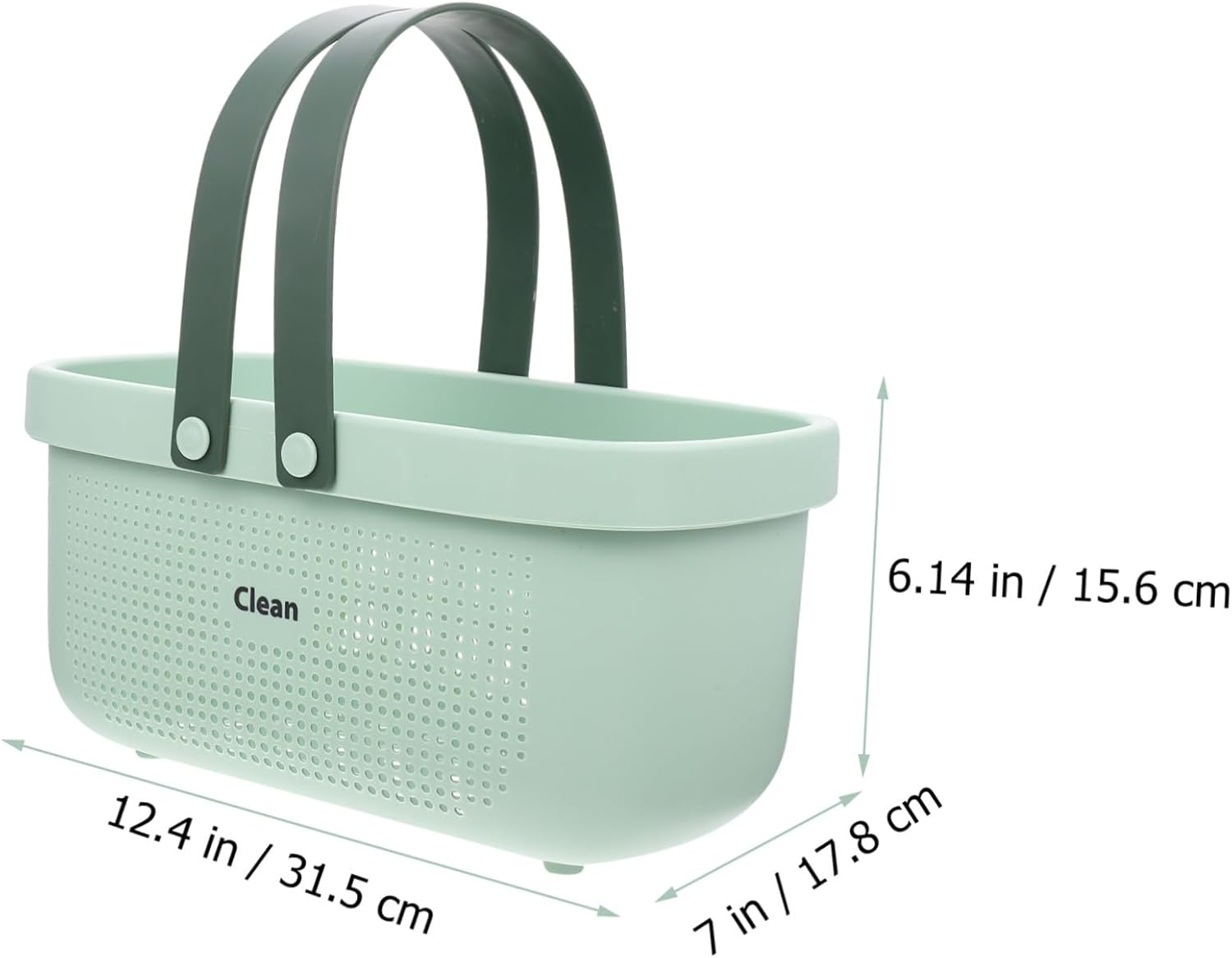 BESTYASH Toiletries Basket Double Handle Storage Bin for Bathroom Pantry Collapsible Washing Basket Organizer for Daily Necessities image number 5