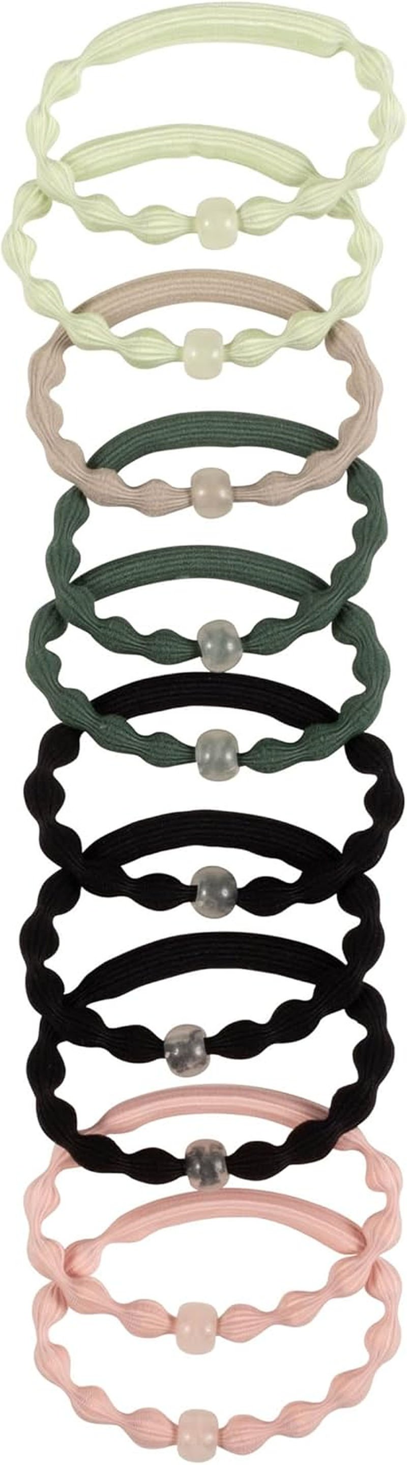 Goody Sport Forever Glow in the Dark Elastic Hair Ties - 10 Ct, 5 Assorted Colors, No Damage, 3X Stronger, Sport-Level Grip, All Hair Types image number 3