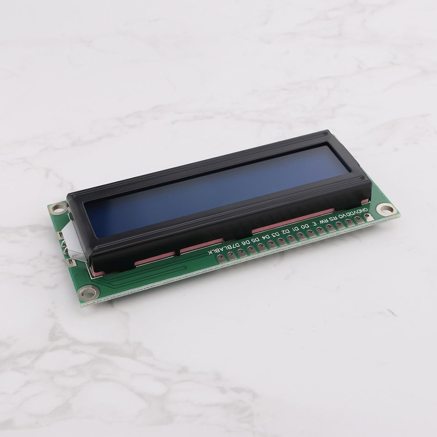 Ecsing 2PCS 1602 LCD Display Module 16X2 Serial LCD Blue Background with White Text Display Board DC 5V 80X36Mm Compatible with A-Rduino Raspberry Pi image number 5