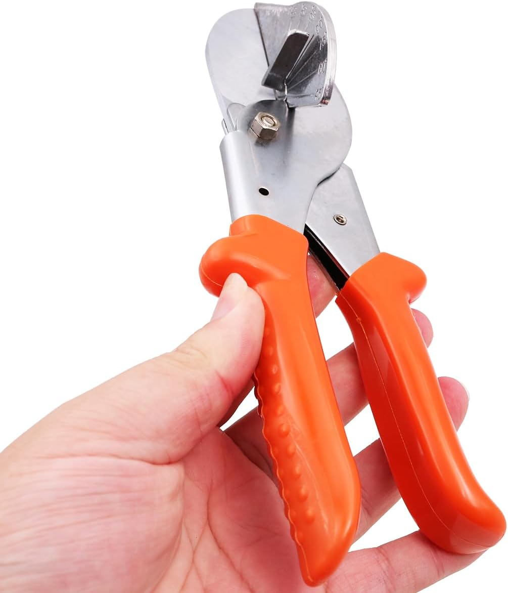 ZONADA Gasket Shear Mitre Shear 45 to 135 Degree Multi-Adjustable Angle Trim Cutter Cutting Plastic PVC PPR PE Pipe Branch Wire High Precision image number 3