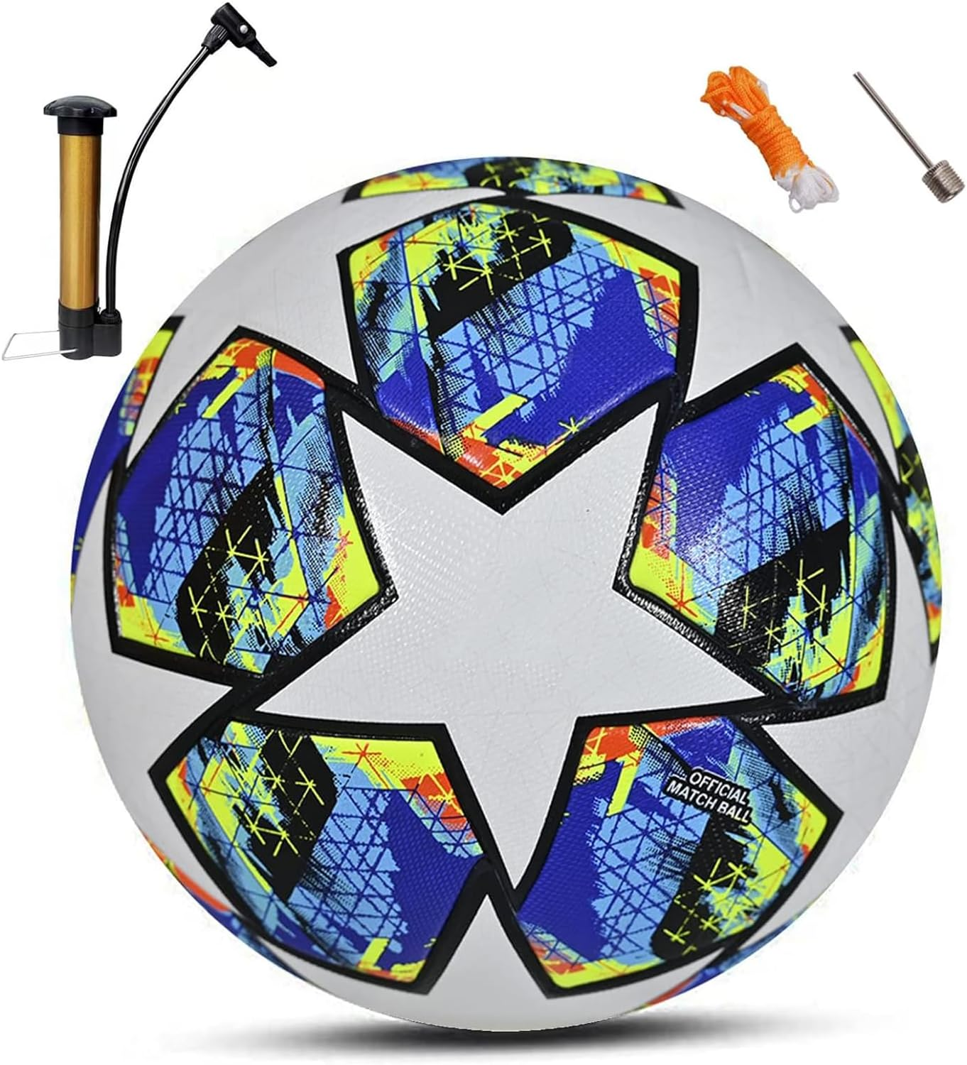 RNNTK 2021 Champions League Football Fans Memorabilia Soccer Regular No. 5 Ball Birthday Present, Size 5 image number 3