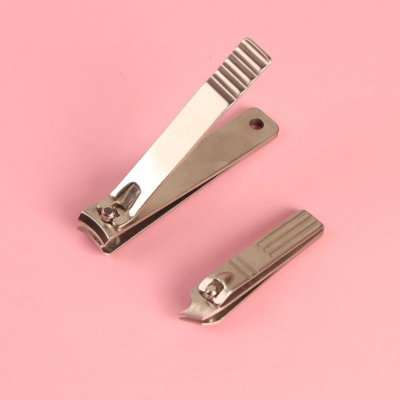 NOIAFZY 3Pcs Creative Bag Nail Clippers Mini Folding Stainless Steel Portable Key Pendant Cute Set image number 2