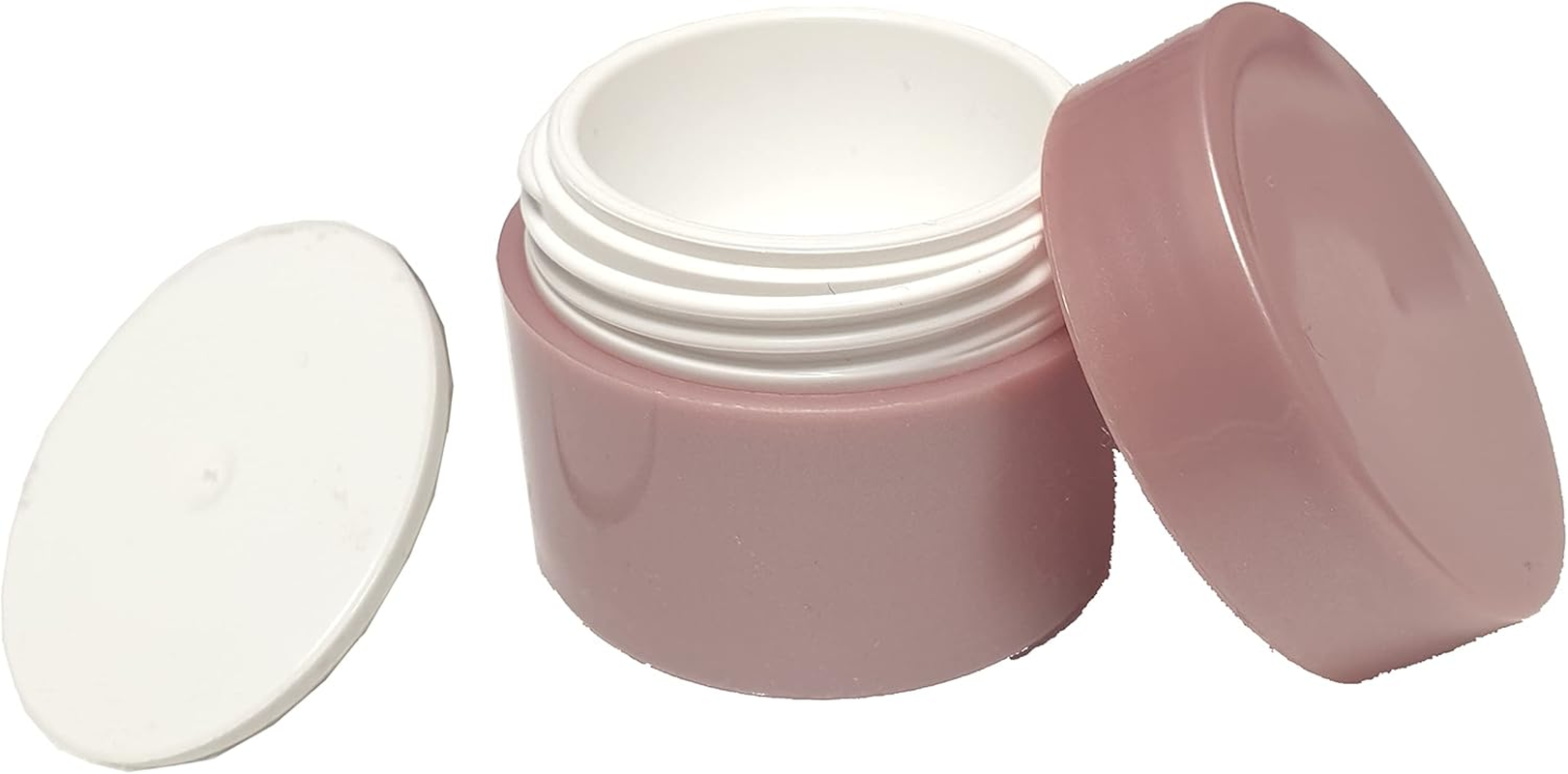 15 Empty Containers Rose Gold Approx. 5 Ml for UV Gel Nail Art Cream Container Double-Walled