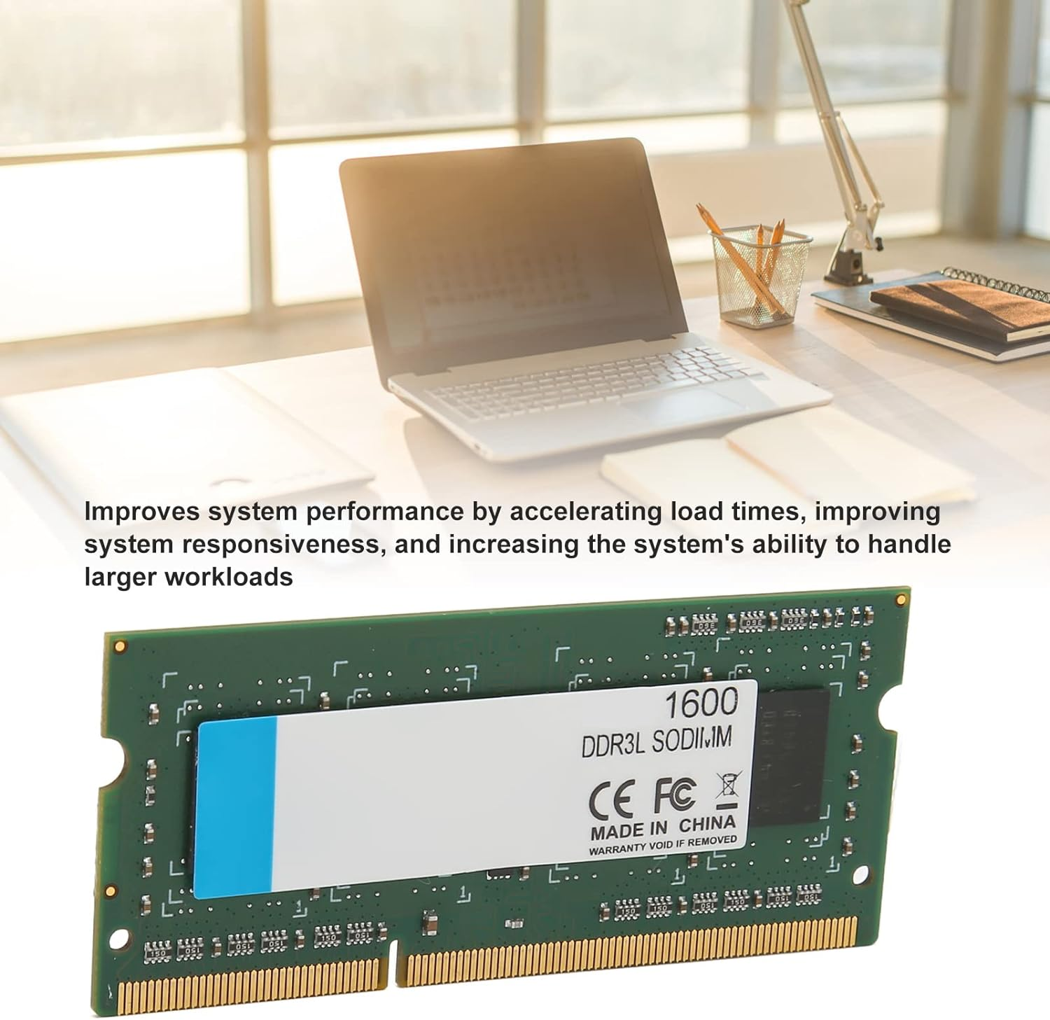 , 8GB 4GB DDR3L, SODIMM 1600Mhz Laptop Memory, 64Bits Width 204Pin Data Connection, PC Computer Memory Module Upgrade (8GB)