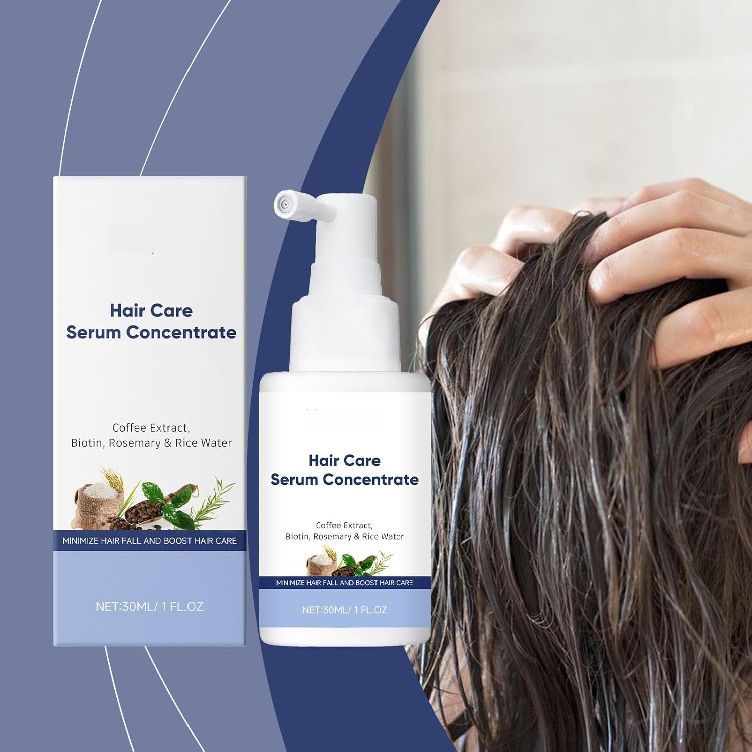 Hair Serum Concentarte, 30Ml Hair Serum for Hair for Men & Wome image number 3